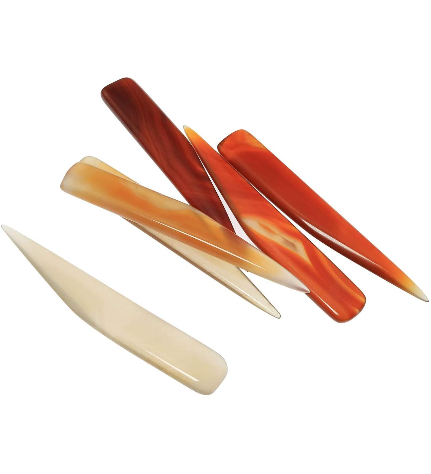 Longdex Burnisher 3.15Inch Polishing Agate Knife - Ideal for Gold and Silver Scraping - Buy Online on GoSupps.com
