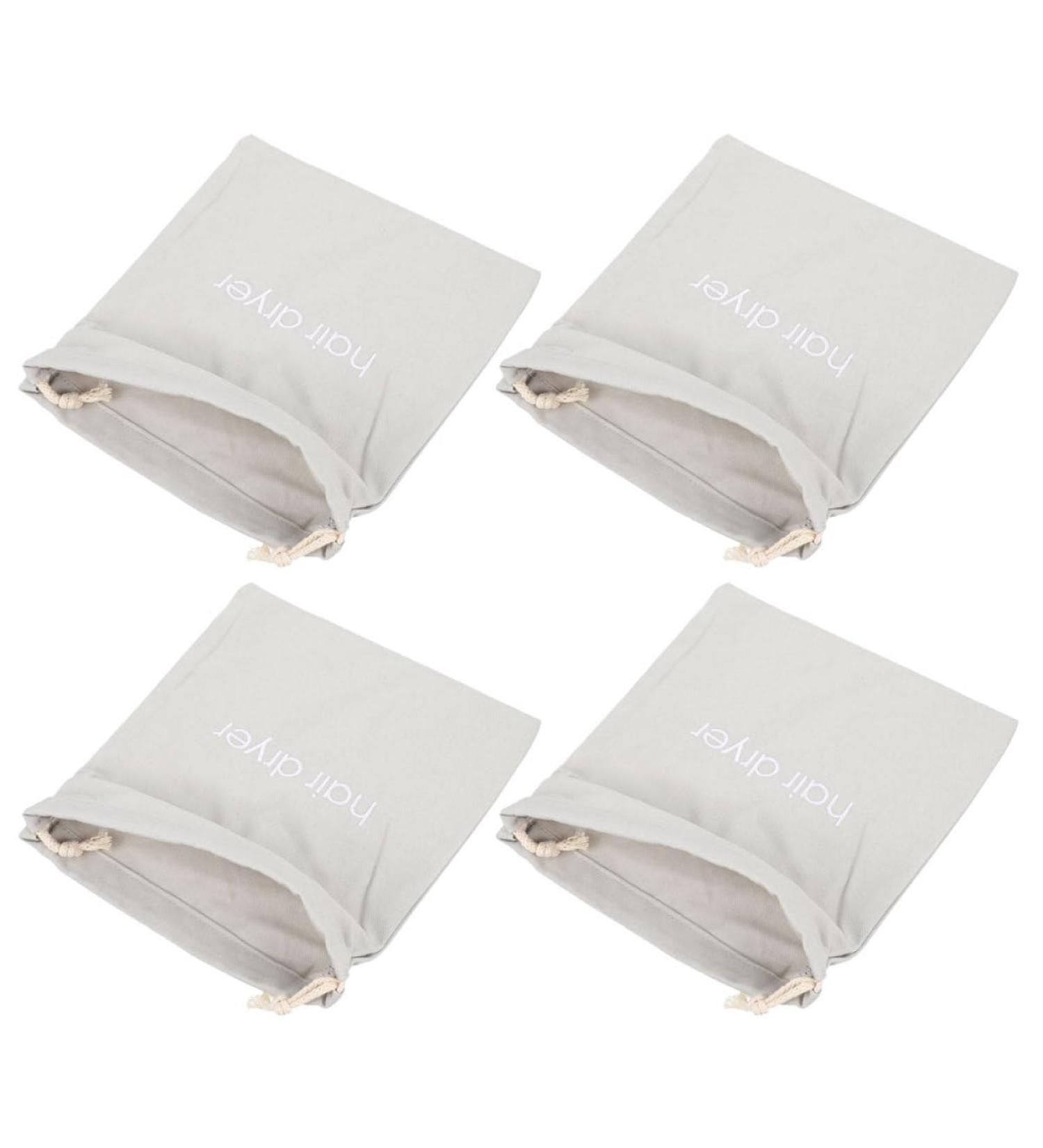 Baluue 12 Pcs Hair Dryer Storage Bag Hairdryer Storage Bag Hair Dryer Case Hairdryer Bags Fabric Light Grey - Buy Online on GoSupps.com