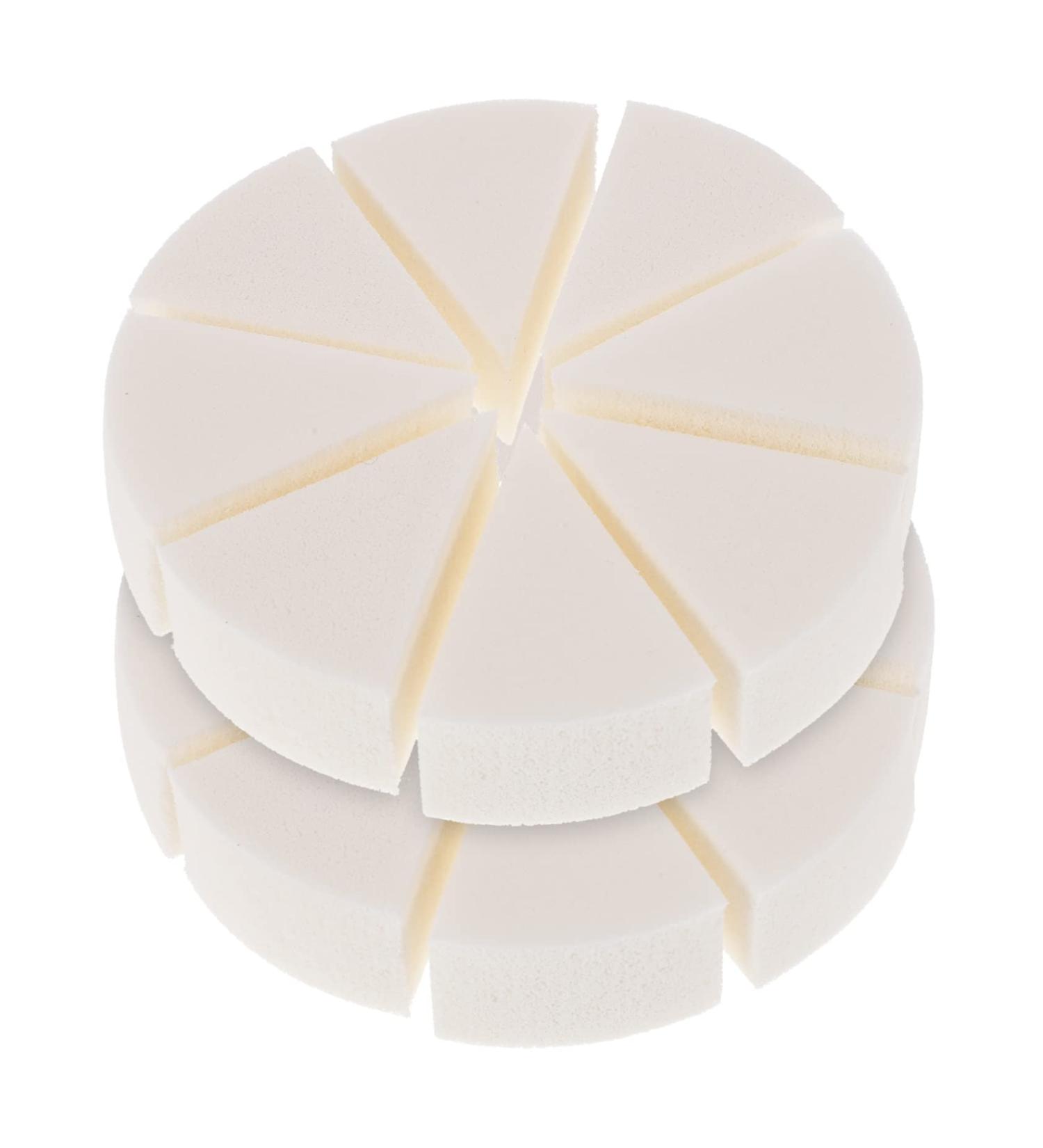 FRCOLOR 4 Sets Triangular Sponge Puff Facial Sponges Makeup Sponge Wedges Mineral Foundation Powder Latex Sponge Puff Powder Puffs for Face Powder White Mini Emulsion Girl Dry Puff - Buy Online on GoSupps.com