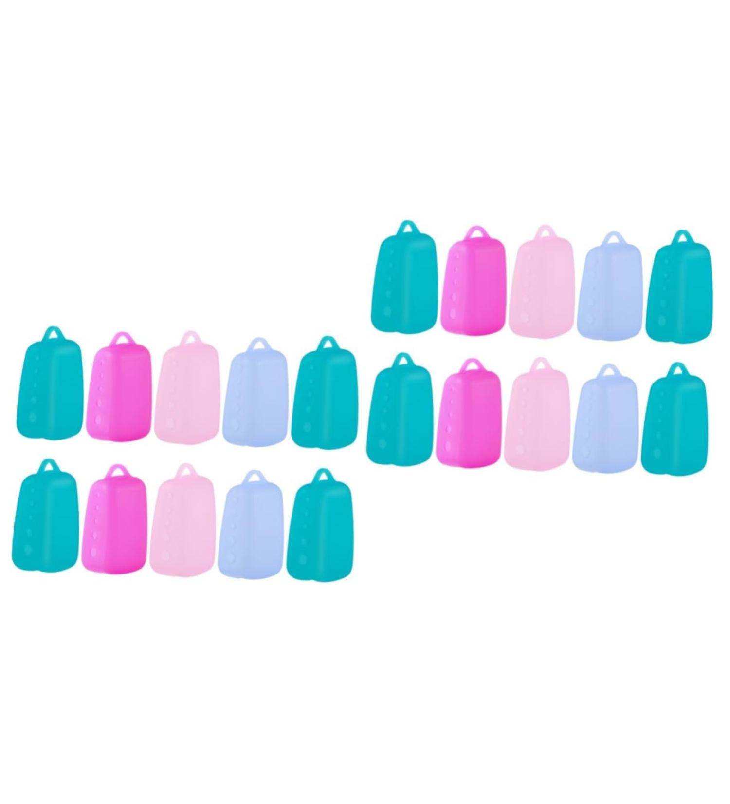 TENDYCOCO 20 Pcs Toothbrush Cap Holder & Dinosaur Erasers - Travel Toothbrush Case & Clean Holder Random Colors - Buy Online on GoSupps.com