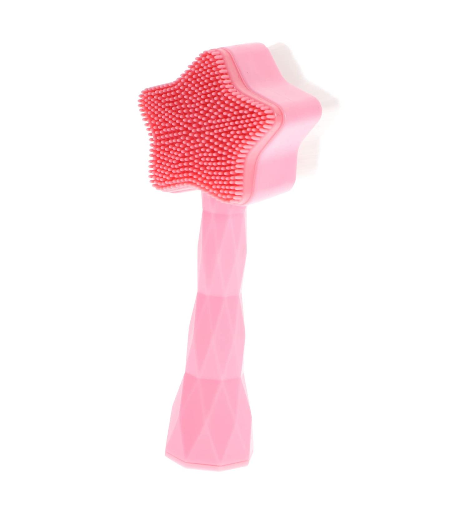 WOFASHPURET Double Sides Face Brush Manual Facial Brush Skin Scrub Brush Face Wash Silicone Facial Wash Brush Facial Exfoliator Brush Silicone Face Brush 2 in 1 Private Model Tool Travel 13.00X5.20X5.00CM As Shown - Buy Online on GoSupps.com