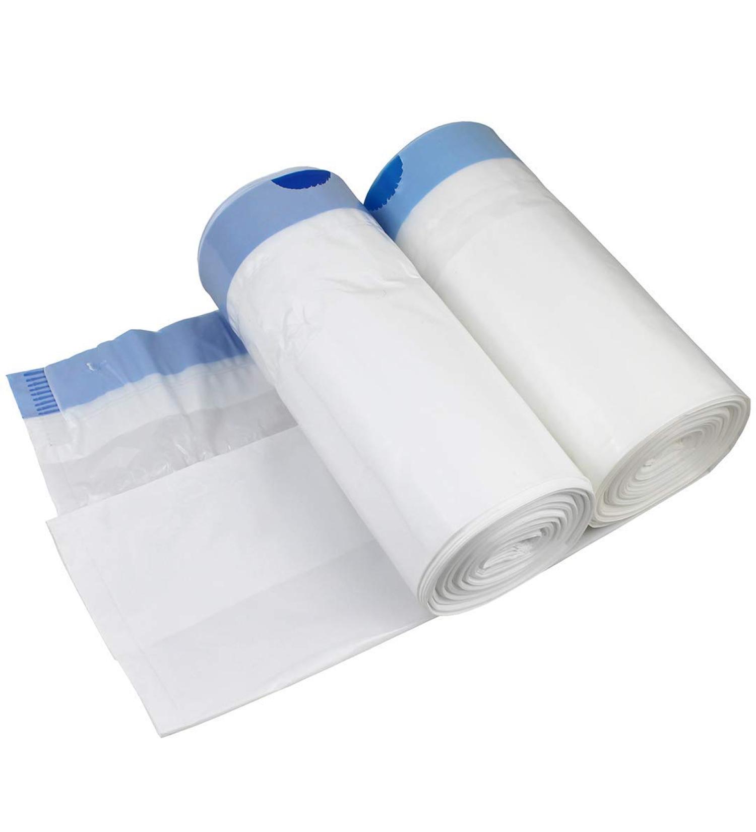 Medokare Commode Liners Pail Bags - 48 Pack | Medical Grade Sanitary Bags for Adult Commode Chair | Bedside Toilet Liners - Pack of 48 - Buy Online on GoSupps.com