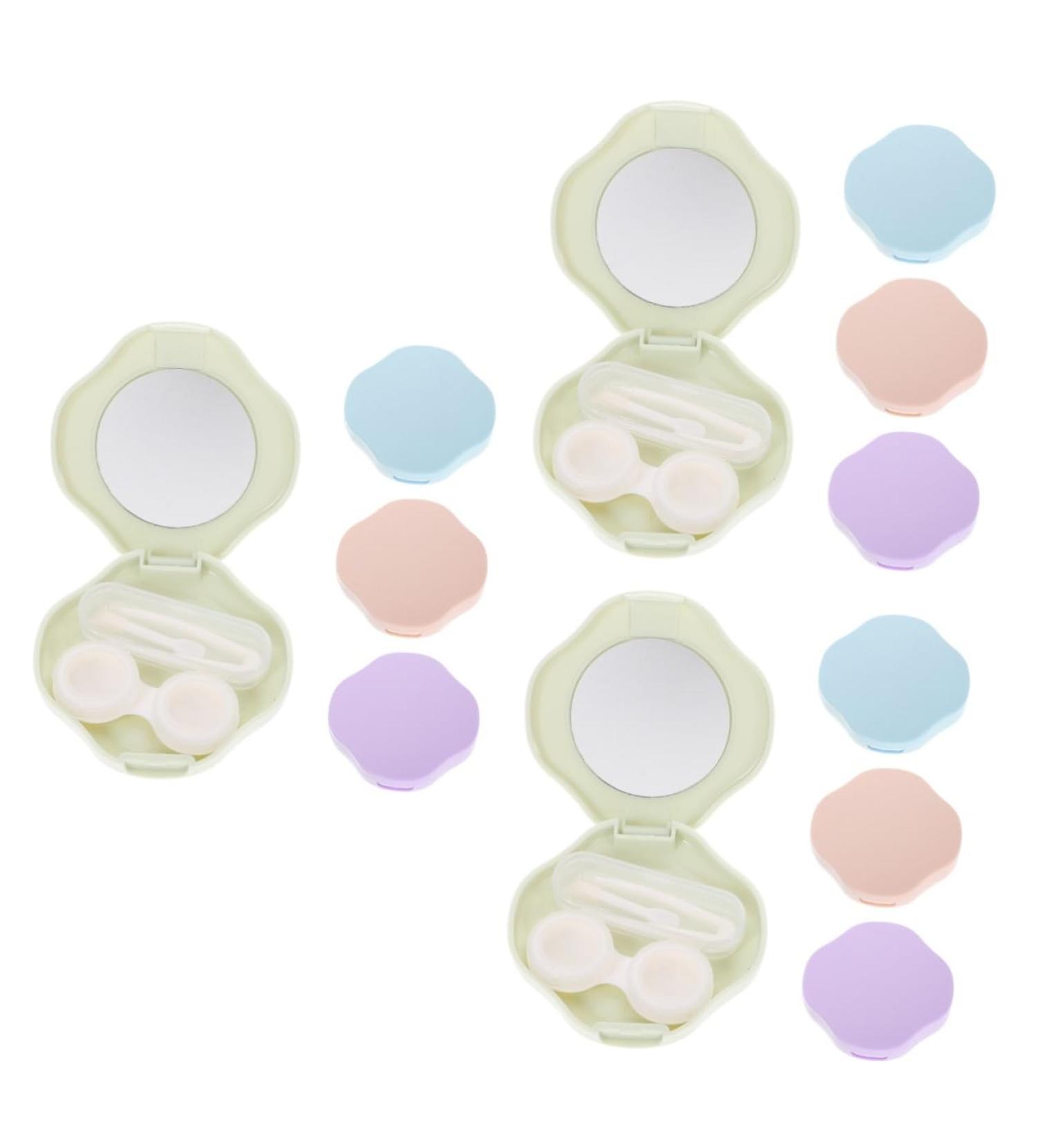 Healeeved 12-Piece Color Care Box - Silicone & Plastic Glasses Case Organizer Set for Double Glasses & Eye Care - Buy Online on GoSupps.com