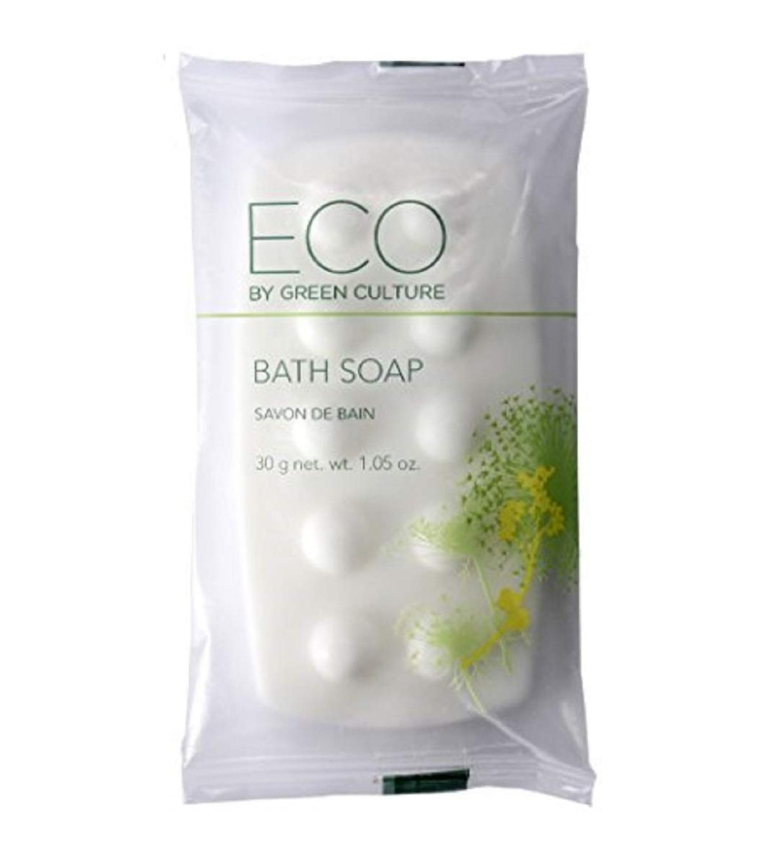 Eco by Green Culture 1 oz Hotel Amenities Body Soap Bar (150 Pack) - Buy Online on GoSupps.com
