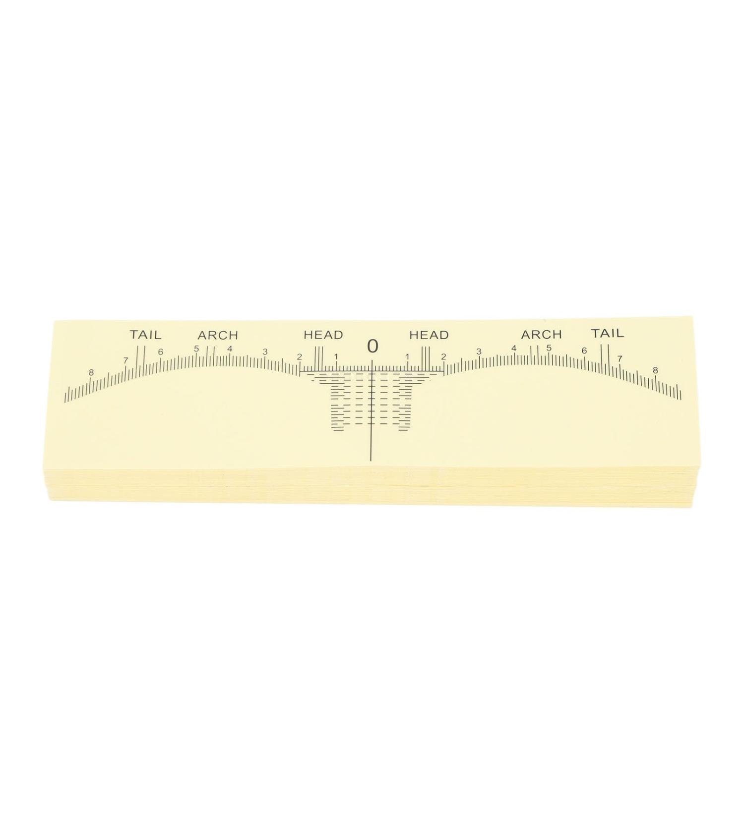 Eyebrow Ruler 100 Pieces Eyebrow Ruler Sticker Perfect Fit Disposable for Design - Buy Online on GoSupps.com