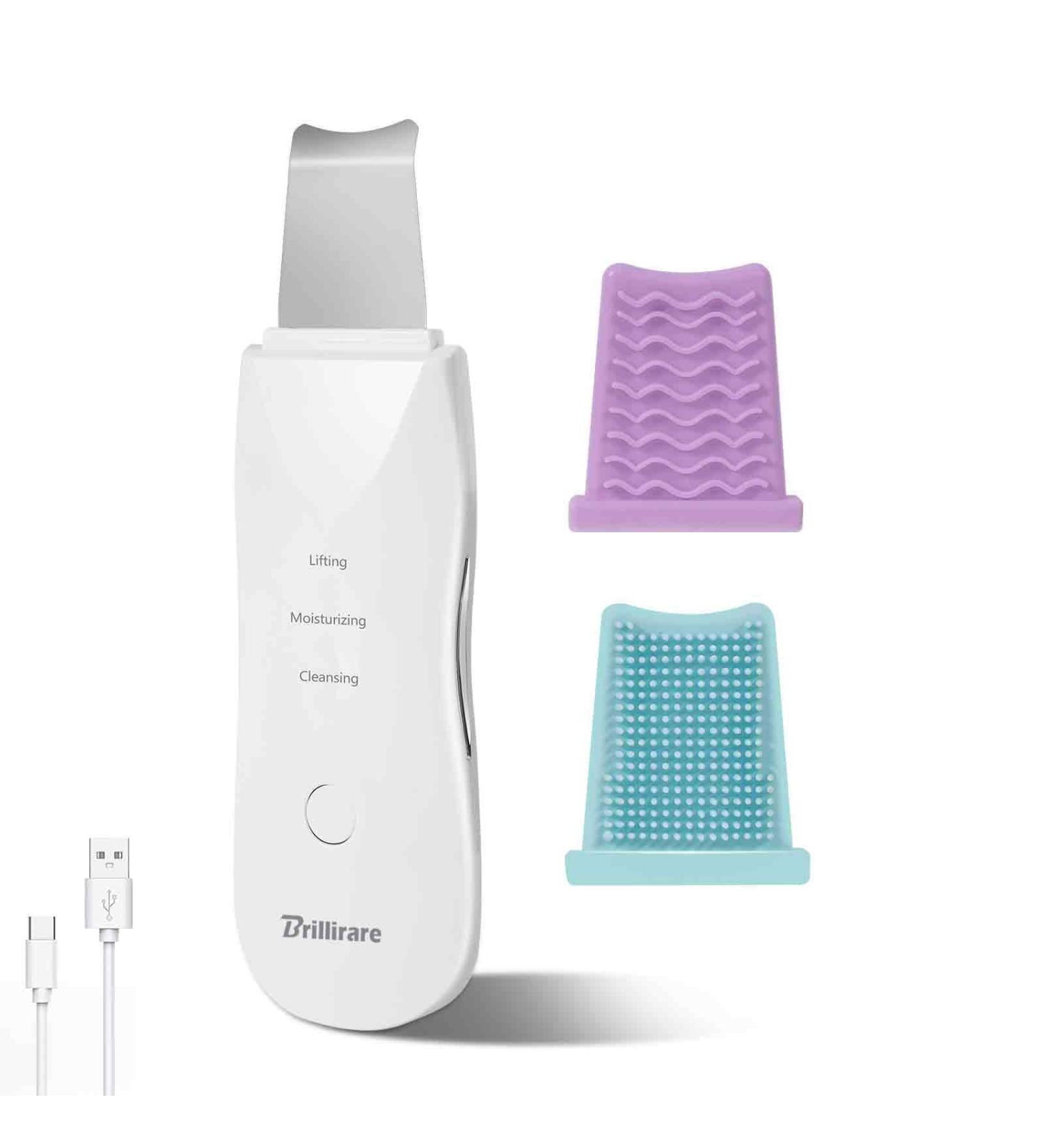 Rechargeable Facial Silicone Pore Cleaner - Waterproof Face Scrubber & Blackhead Remover for All Skin Types | 3 Modes Deep Cleansing Tool - Buy Online on GoSupps.com