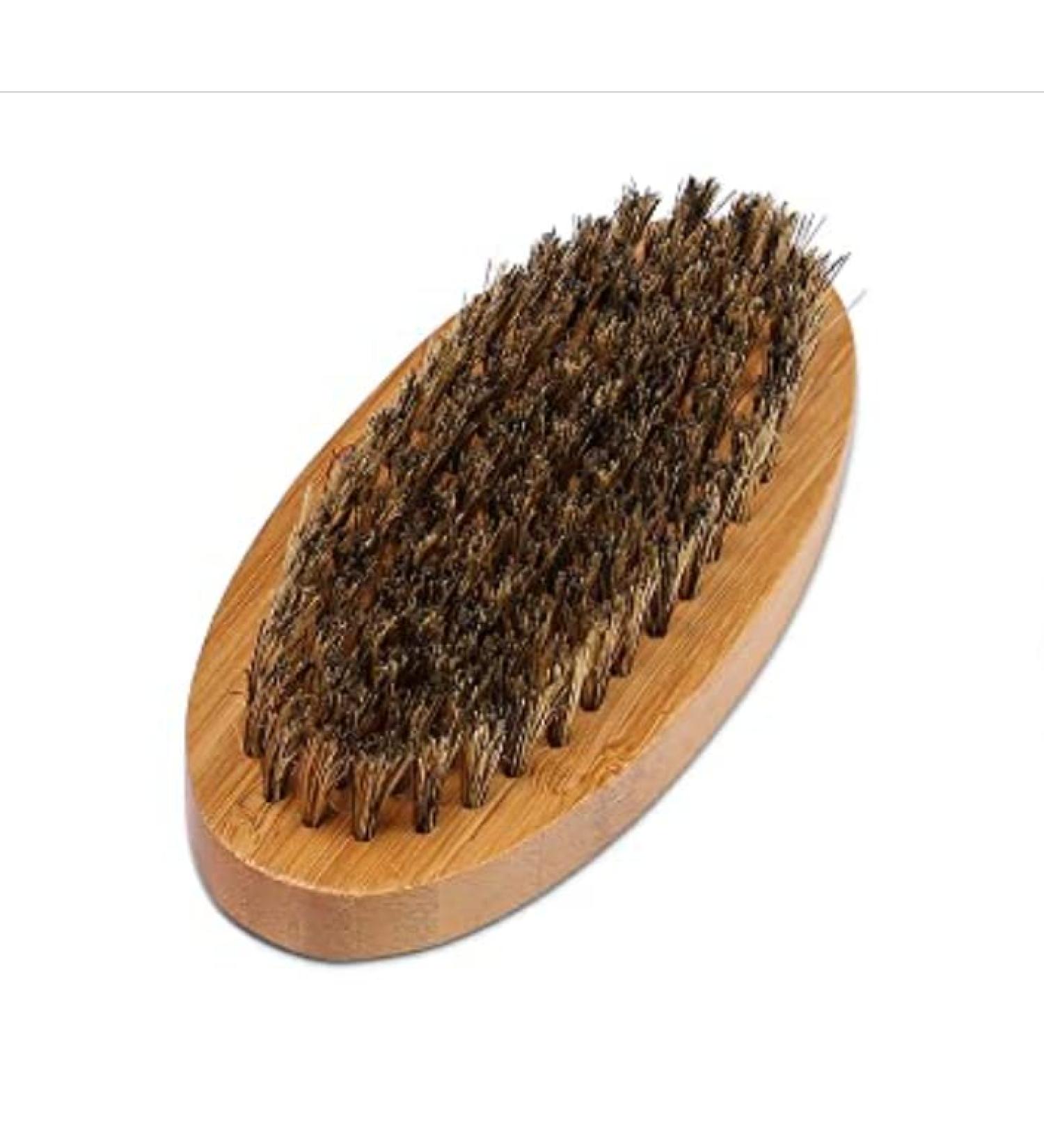 Natural beard brush for men