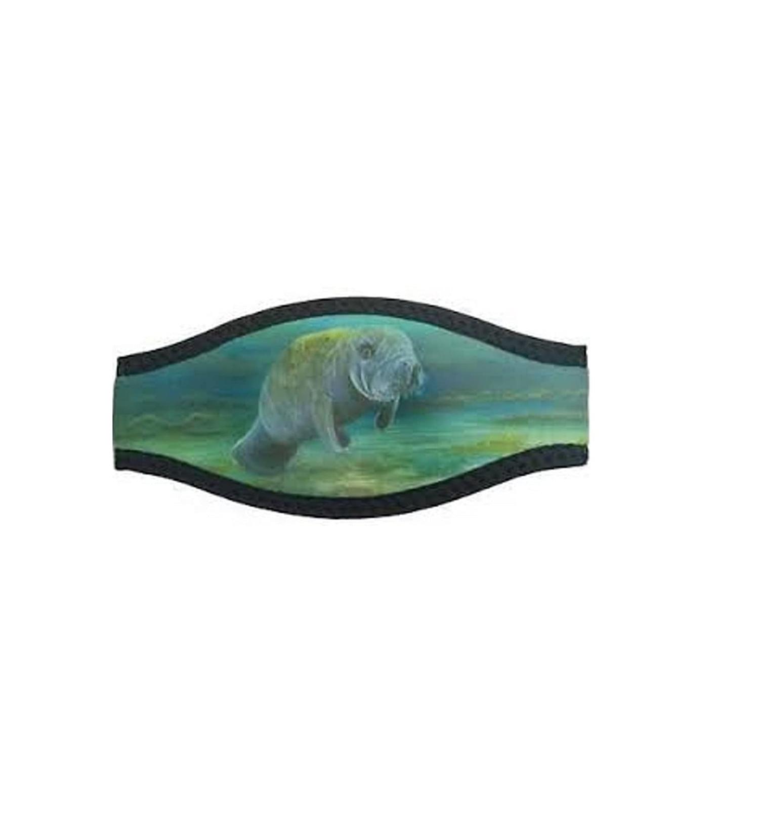 Marine Sports Manatee Grass Mask Strap Wrapper Black