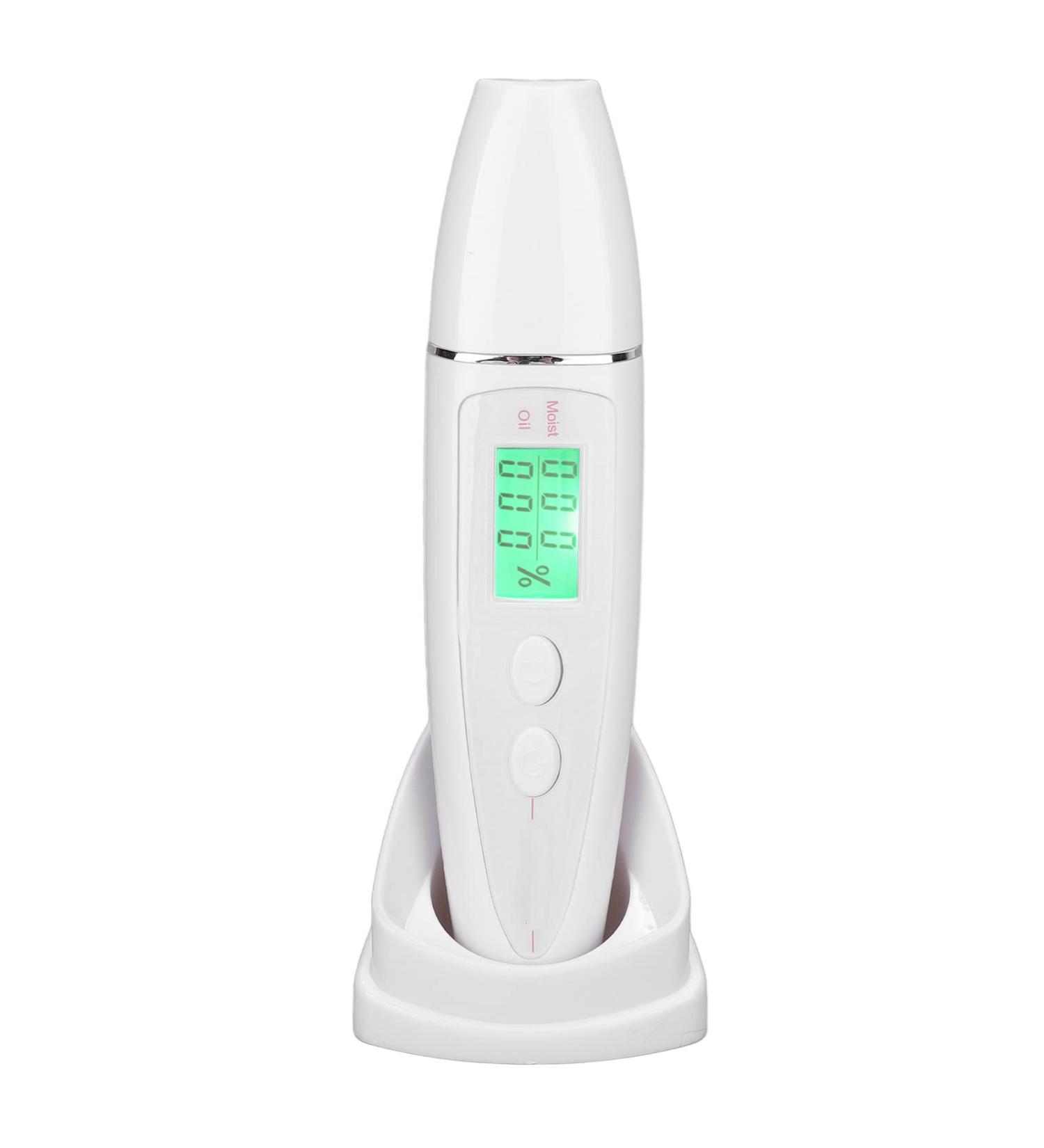 Facial Skin Tester Smart Skin Detector Pen Portable for Home Beauty Salon (White) - Buy Online on GoSupps.com