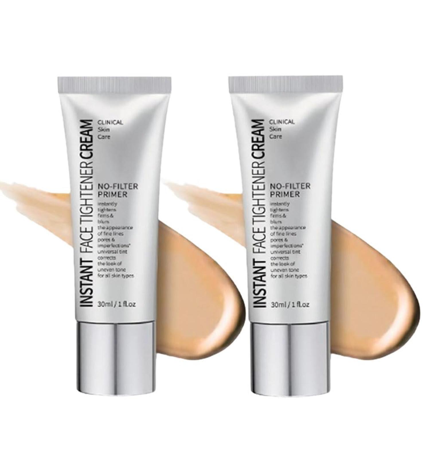 Freedomglee Instant Face Tightener Face Tightener No-Filter Primer Skin Tightener Primer Face Makeup Face Blurring Primer for Face Before Makeup (2PC) - Buy Online on GoSupps.com