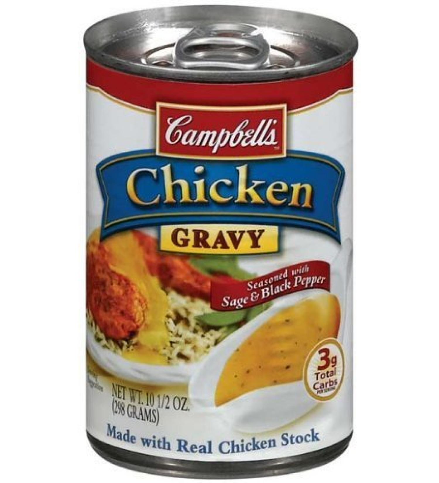 Campbell's Chicken Gravy - 3 (THREE) 10.5-Ounce Cans