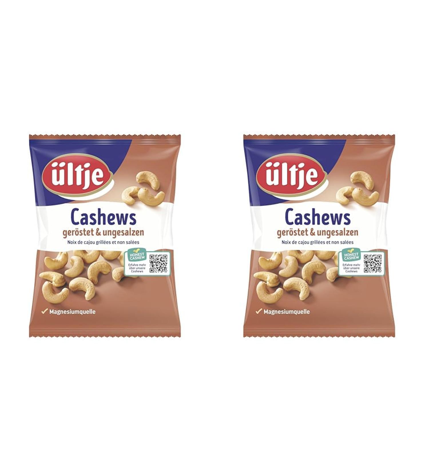 Buy ltje Roasted Cashews (Unsalted) - 150g Pack of 2 | Premium Quality Snacks | International Shipping - Buy Online on GoSupps.com