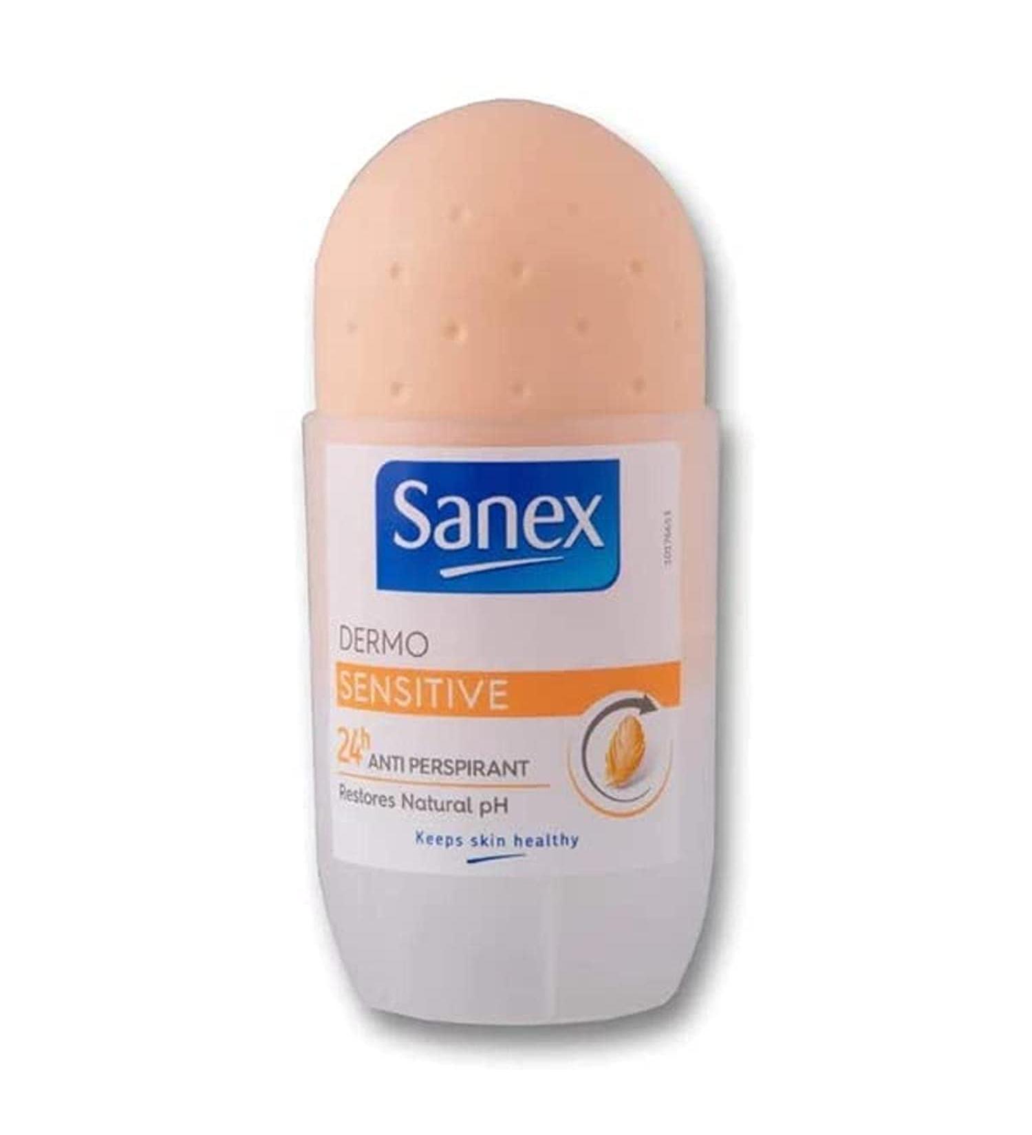 Sanex 50ml Dermo Sensitive Extra Cool Roll On Deodorant - Gentle Protection for Sensitive Skin - Buy Online on GoSupps.com