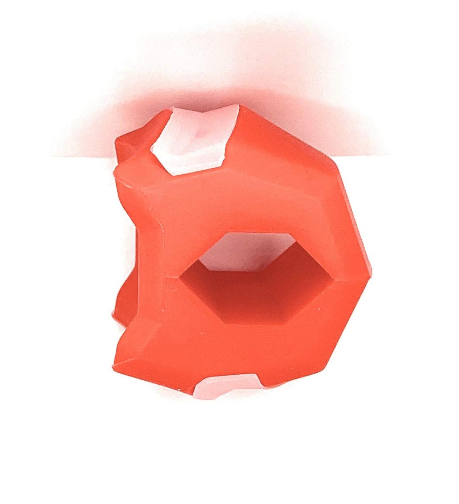 Jaw Exerciser by Mondy Moo Face & Neck Toner Exerciser Ball Fitness Ball (Red) - Buy Online on GoSupps.com