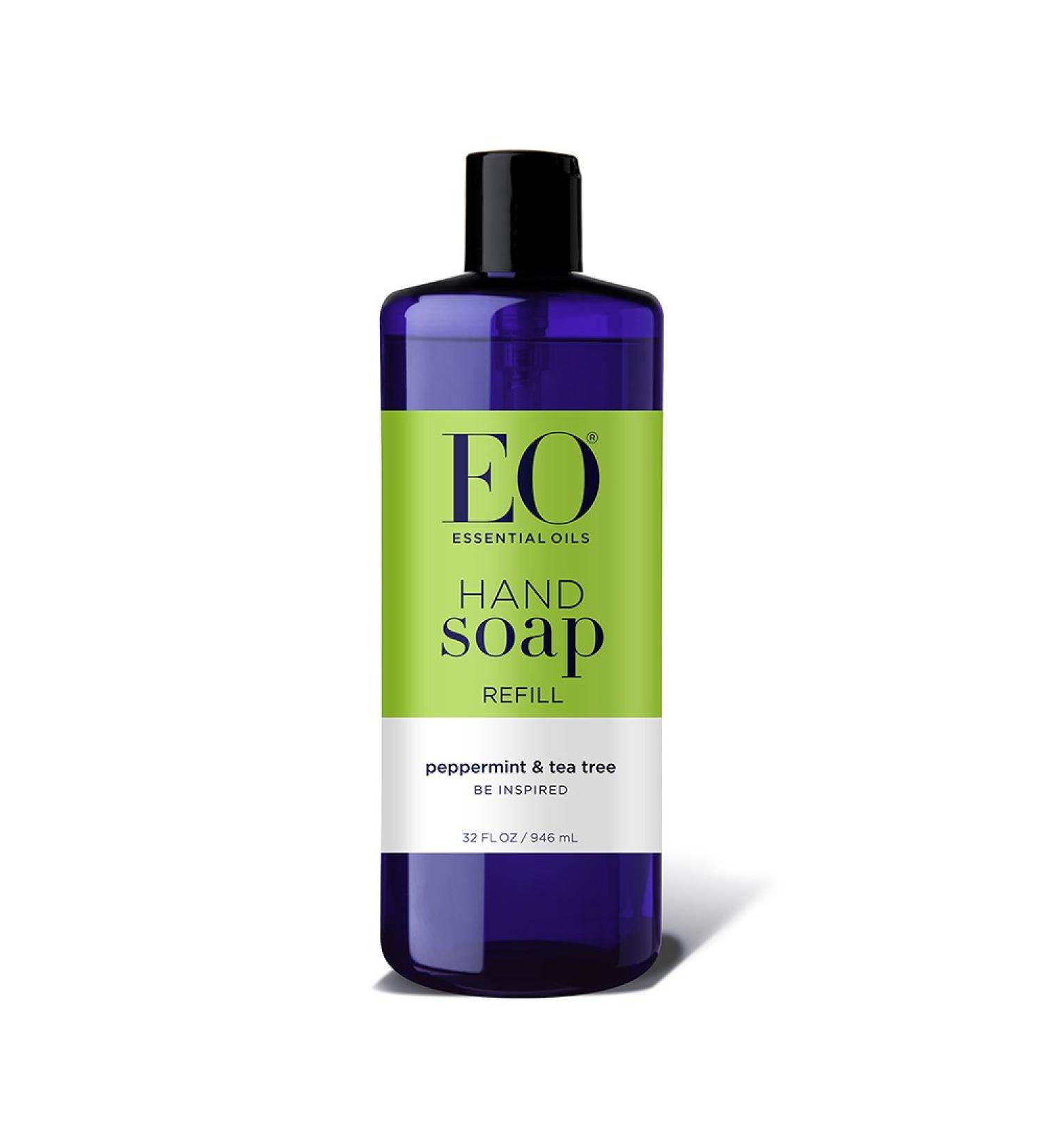 EO Hand Soap: Peppermint and Tea Tree  32 Ounce Refill