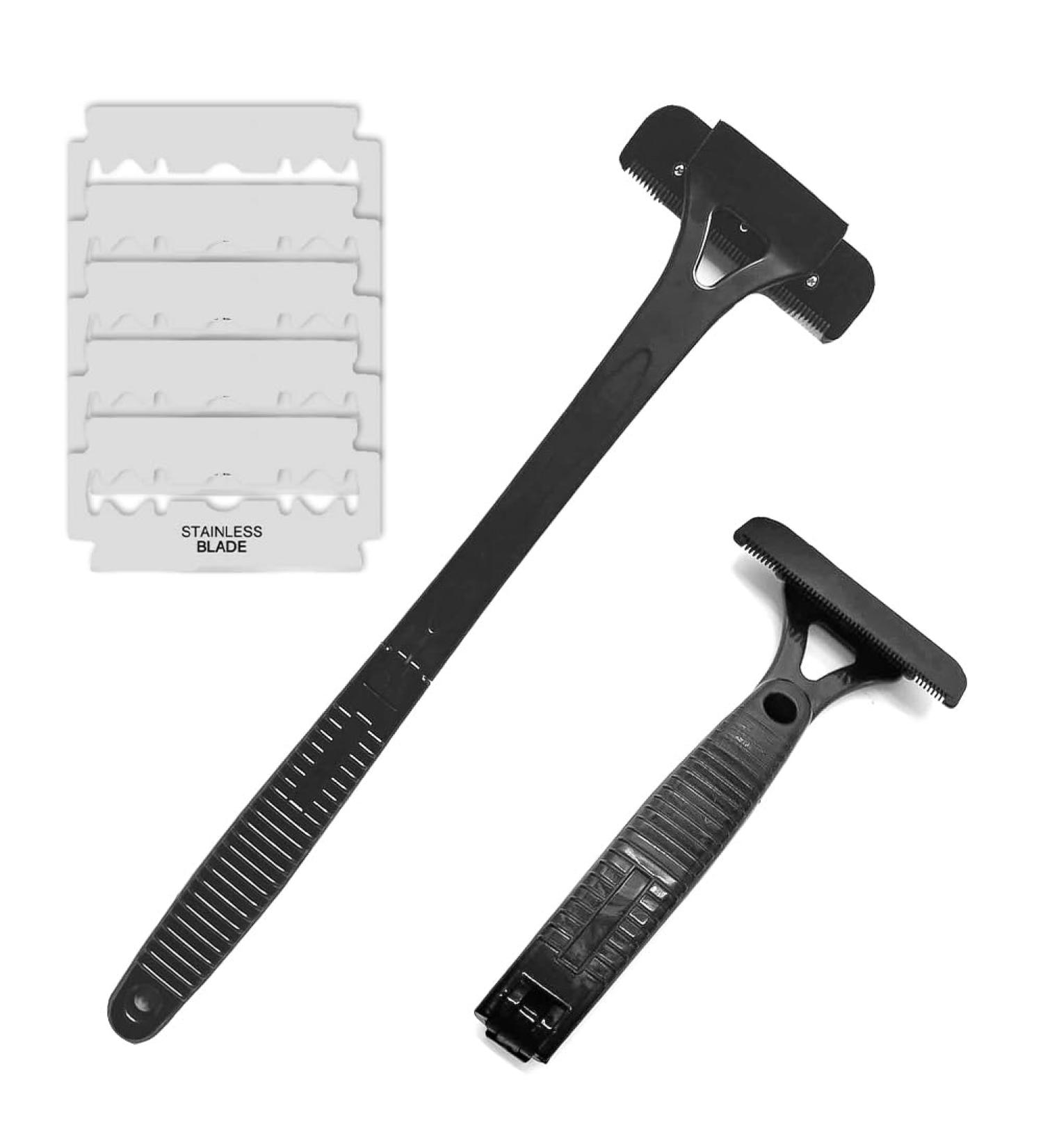 Adjustable Back Razor for Men - Painless Hair Removal for Legs & Arms | Removable Body Epilator - Buy Online on GoSupps.com