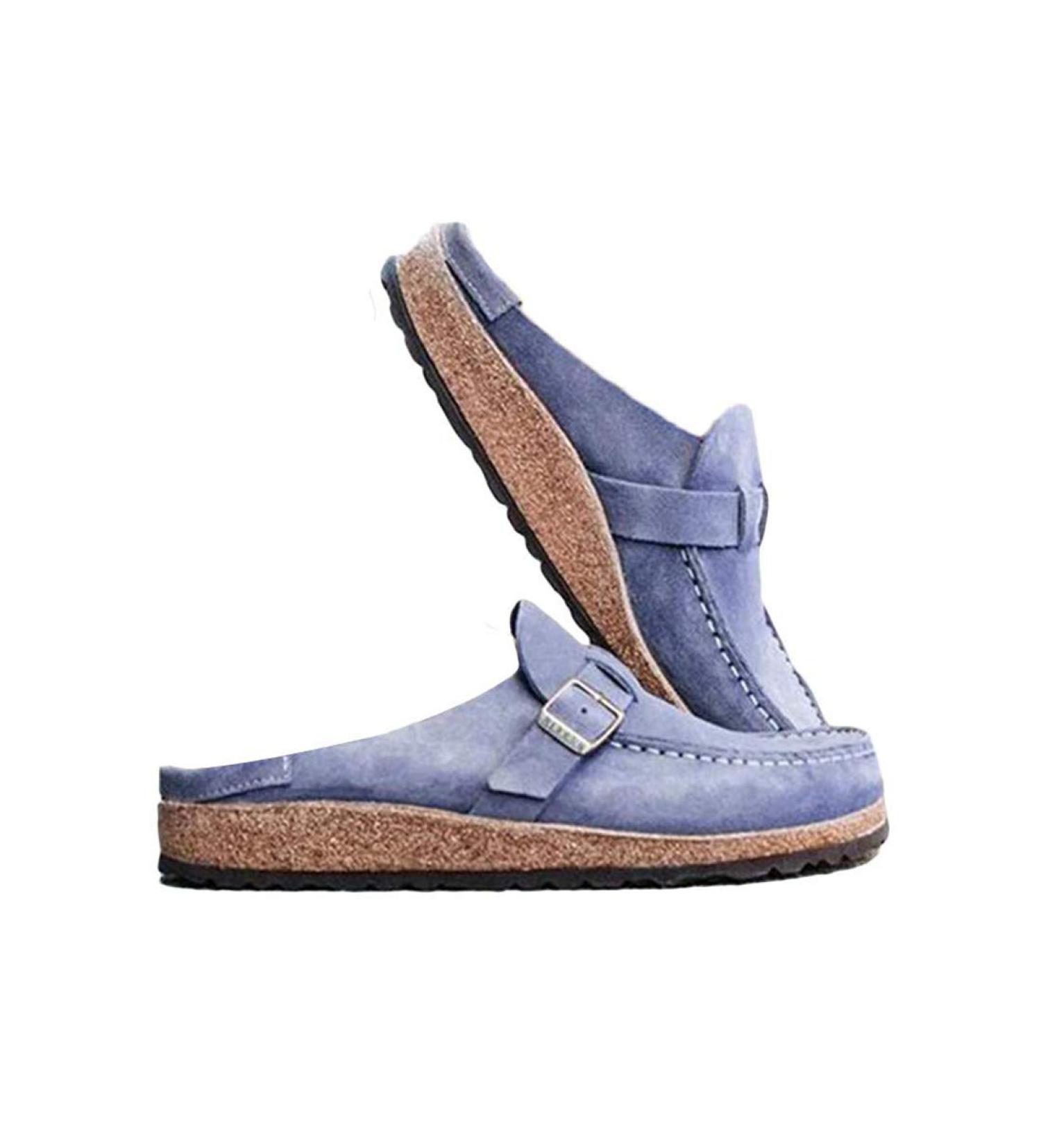Shop Women's Casual Suede Slip-On Sandals | Comfortable Summer Clogs | International Shipping Available - Buy Online on GoSupps.com
