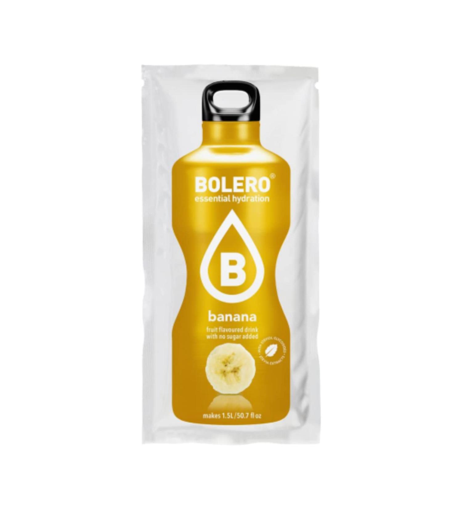 Bolero Drinks Banana - 24 Pack of 9g | Instant Flavor Boost for Water - International Shipping Available - Buy Online on GoSupps.com