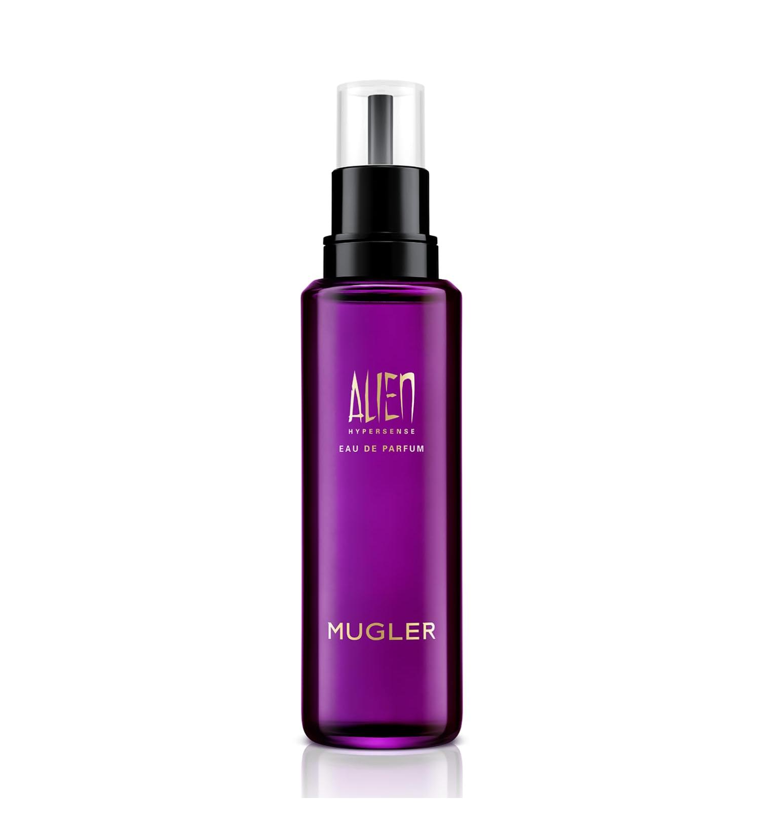 MUGLER Alien Hypersense - Eau de Parfum - Women's Fragrance - Floral & Woody - With Green Mandarin Pear Accord Jasmine & Cashmere - Long Lasting Perfume 3.3 Fl Oz - Refill - Buy Online on GoSupps.com