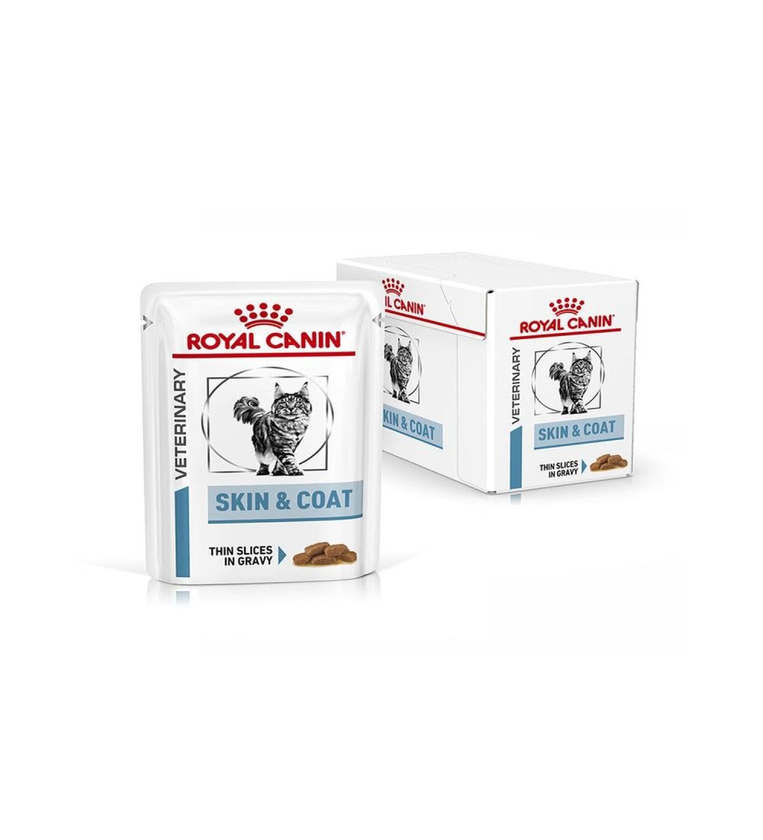 Royal Vet Feline Skin Coat Pouch Box 12X85Gr 1000g