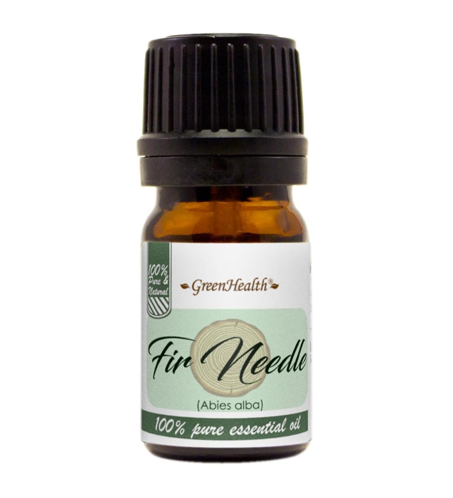 GreenHealth Fir Needle Essential Oil 1/6 fl oz (5 ml) Glass Bottle 100% Pure - Buy Online on GoSupps.com