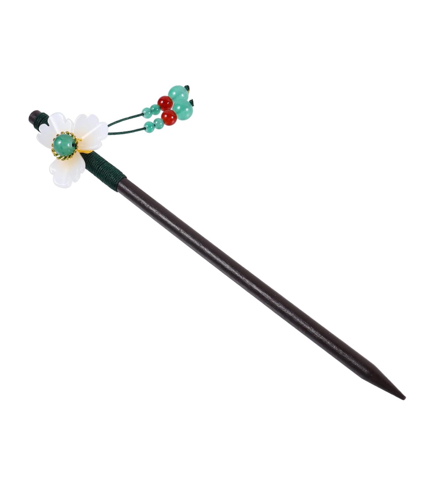 Angoily Antique Flower Hairpin Girls Barrettes for Hair Kimono Hair Accessory for Women Hair Barrettes for Thick Hair Yukata Hair Accessory Women's Wood Hair Accessories Vintage - Buy Online on GoSupps.com