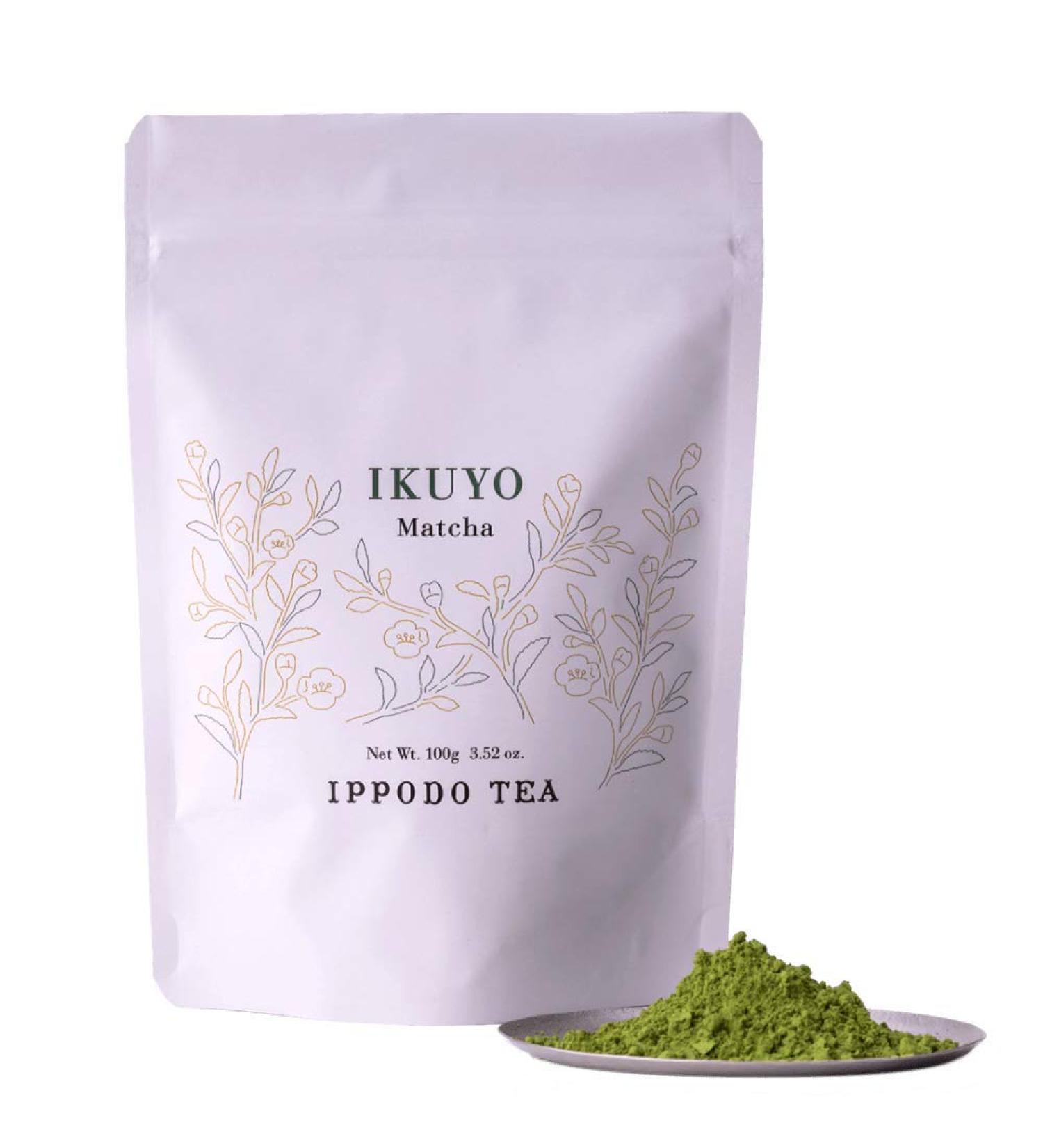 Ippodo Tea Kyoto Since 1717 Ikuyo Balanced Matcha 100g Resealable Bag - 3.52 Ounce - Buy Online on GoSupps.com
