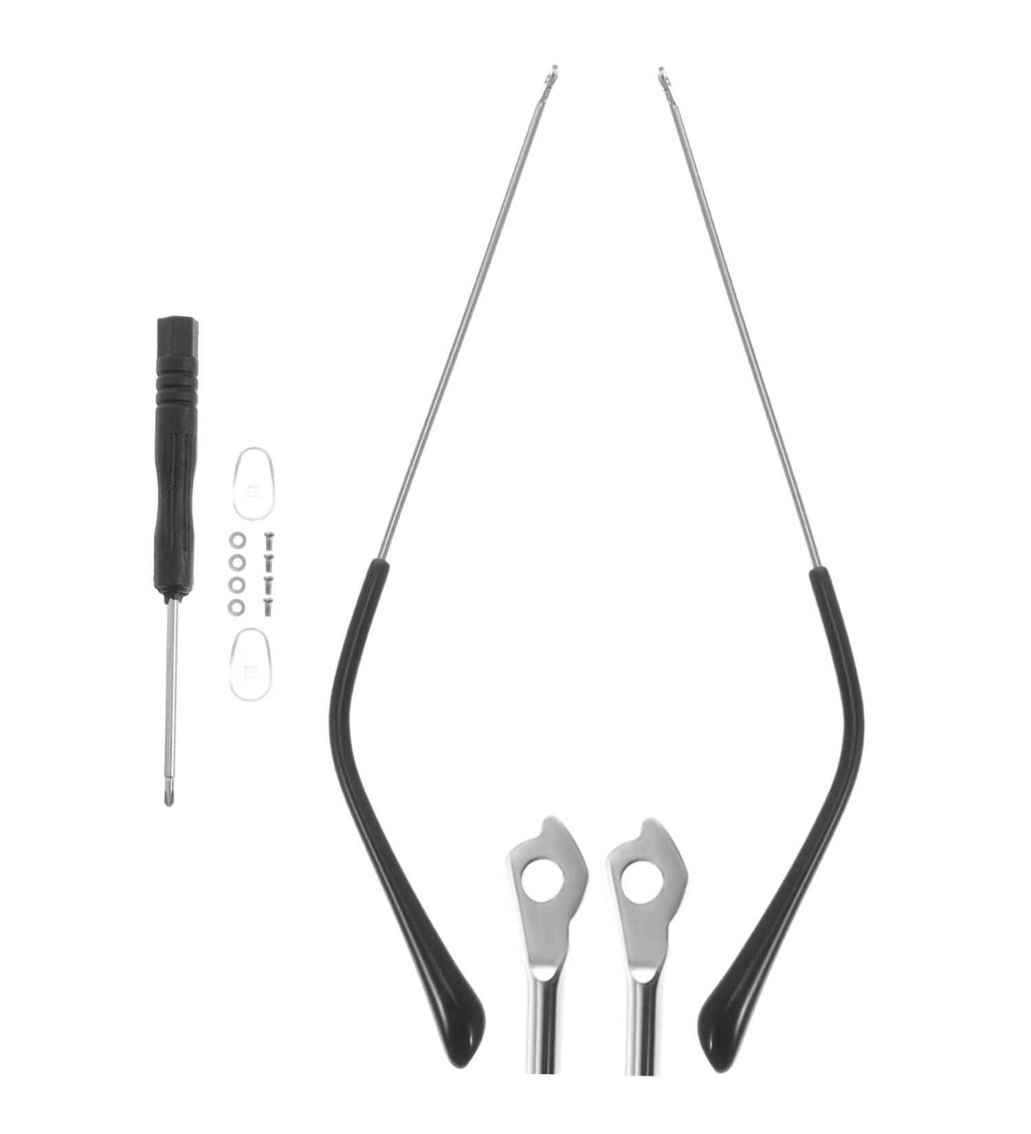 Villful Anti-Slip Glasses Holder & Replacement Bracket - Metal Eared Hooks Silver Alloy Glass Accessories | International Shipping Available - Buy Online on GoSupps.com