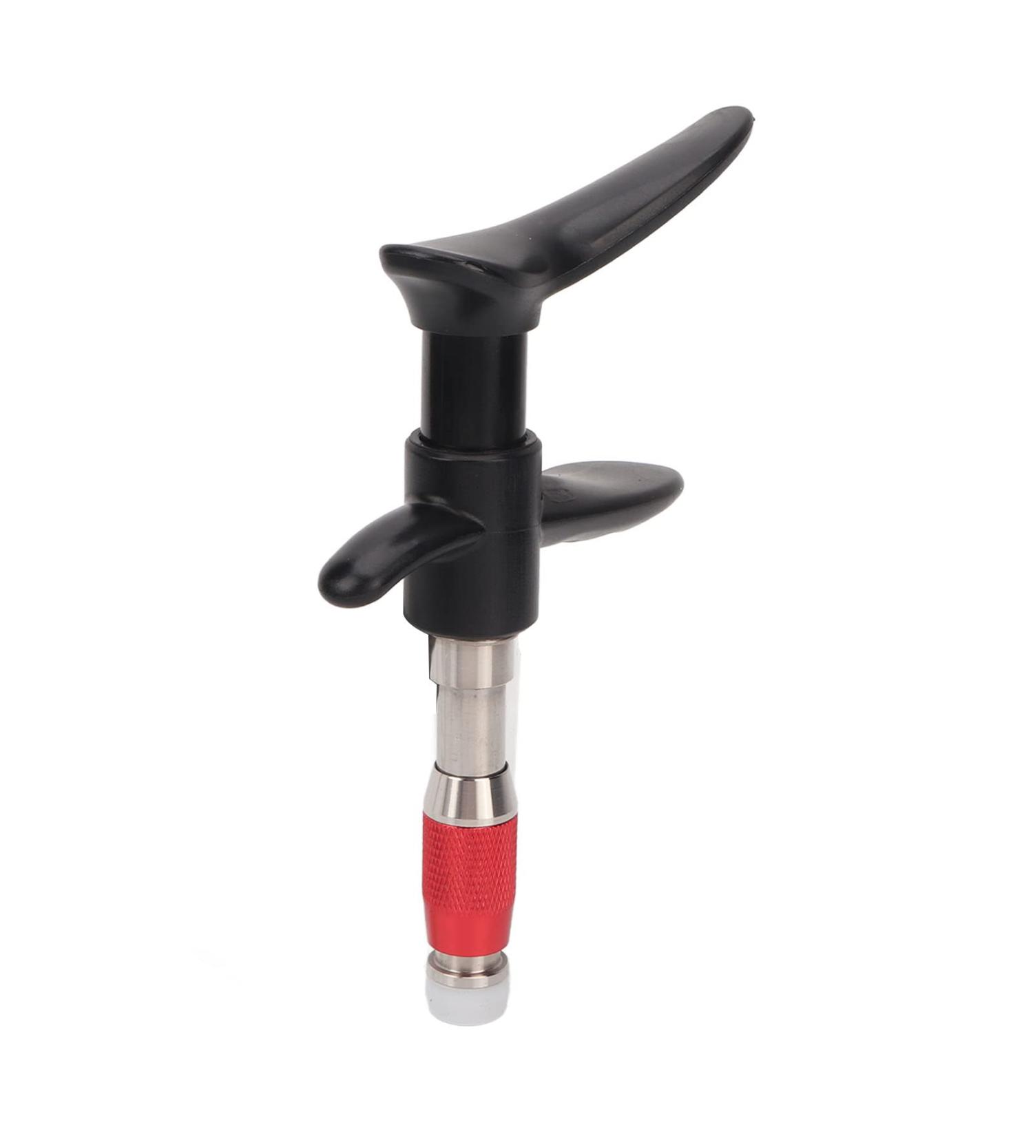 Adjustable 10-Speed Massage Vertebral Tool for Joint Relief - Stainless Steel Red - Lumbar Spine Adjustment - Buy Online on GoSupps.com