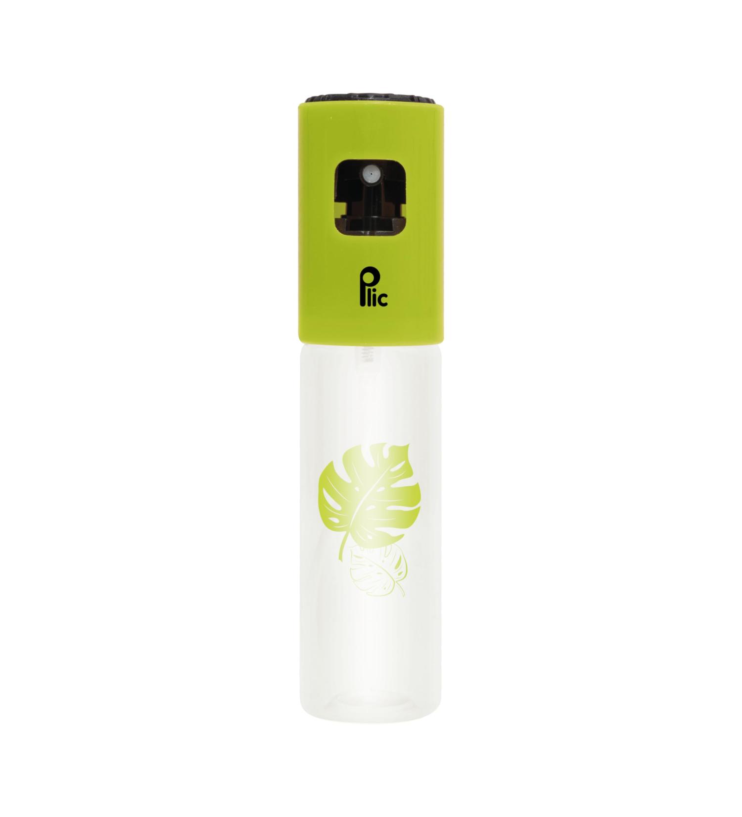 PLIC 100 ml Spray Bottle Refillable Sprayers Soft Spray Fine Droplets Airplane Format Multi-Use Transparent & Green - Buy Online on GoSupps.com