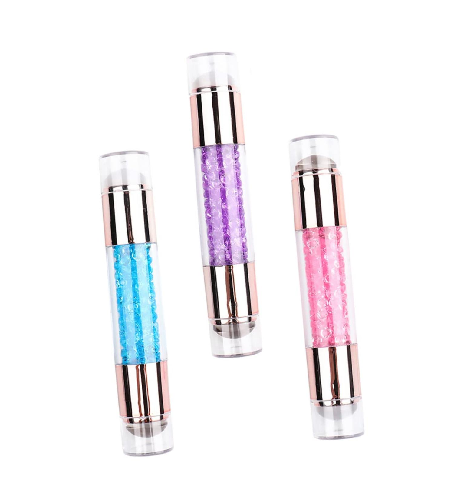 FOMIYES 3pcs Double Head Nail Template Nail Silicone Stamper Jelly Stamper for Nails Nail Jelly Stamper Manicure Supplies Rubber Nail Stamper Manicure Stamp Manicure Pen Nail Stamper Kit - Buy Online on GoSupps.com