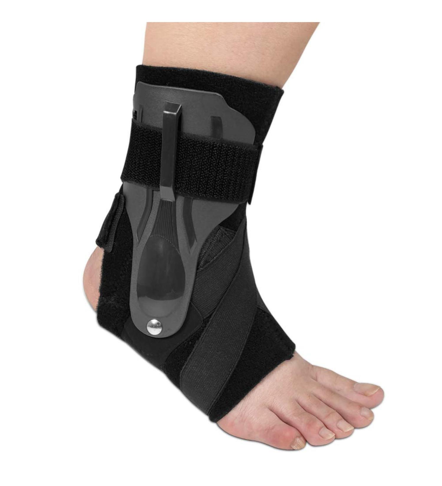 RiToEasysports Ankle Brace Compression Support - Injury Recovery & Joint Pain Relief for Men & Women - Black - Buy Online on GoSupps.com