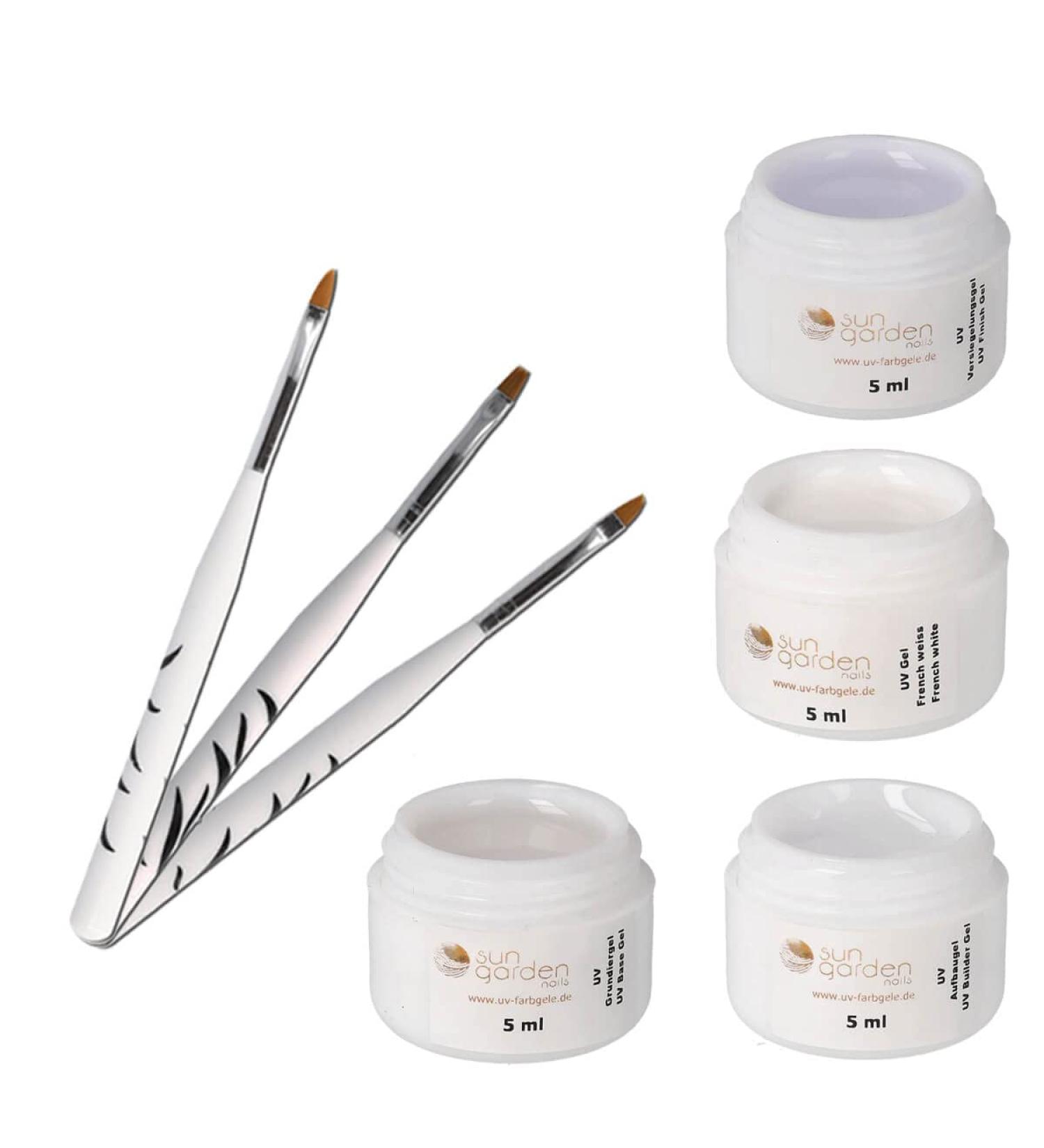 Buy UV Classic Gel Set 5ml with Brush Set - International Shipping on Quality Nail Products - Buy Online on GoSupps.com