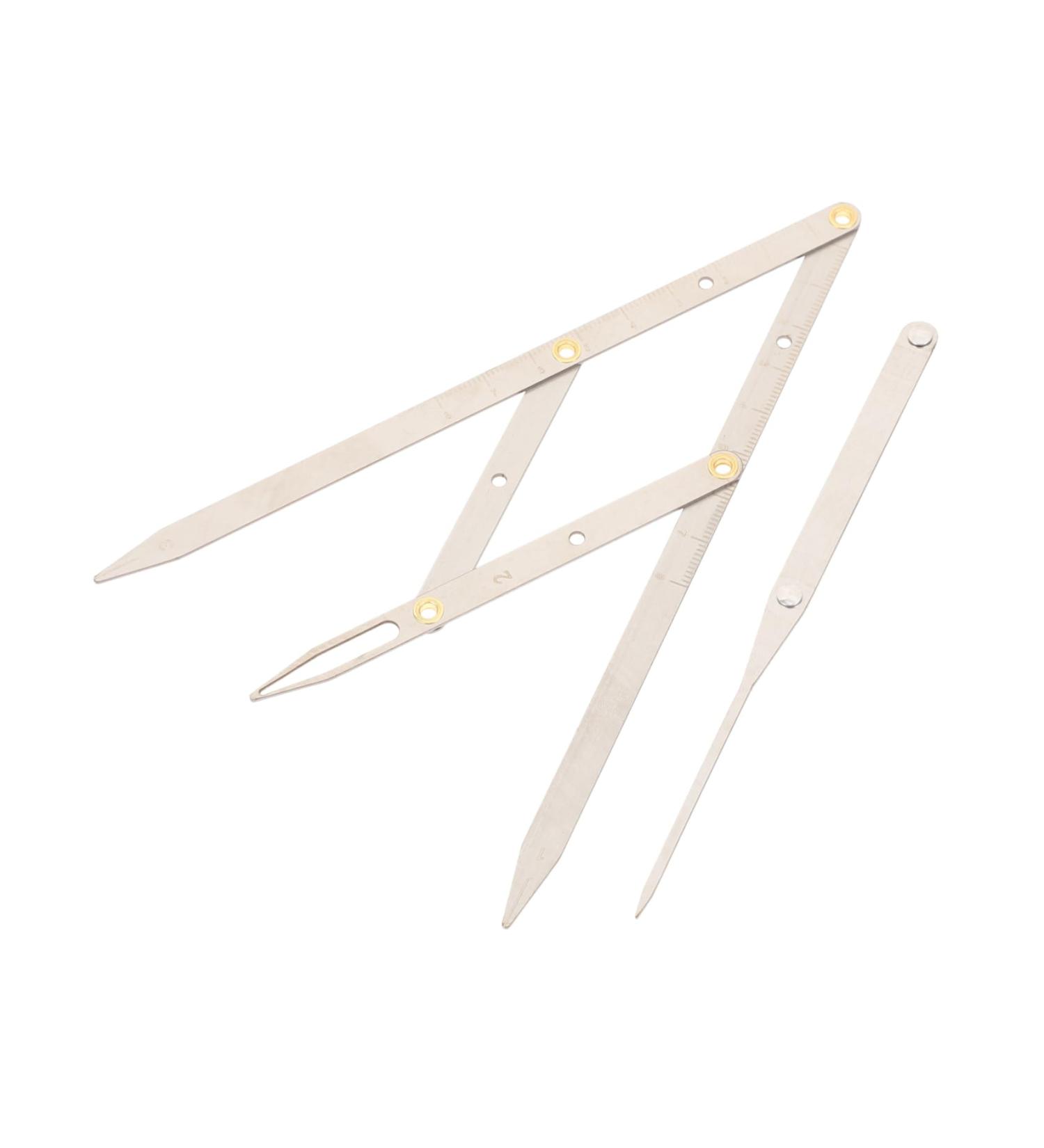 Housoutil 5 pcs Three-point Eyebrow Stencils Ratio Positioning Measuring Caliper Generation Second Makeup 25x5x0.6cmx5pcs Silverx5pcs - Buy Online on GoSupps.com