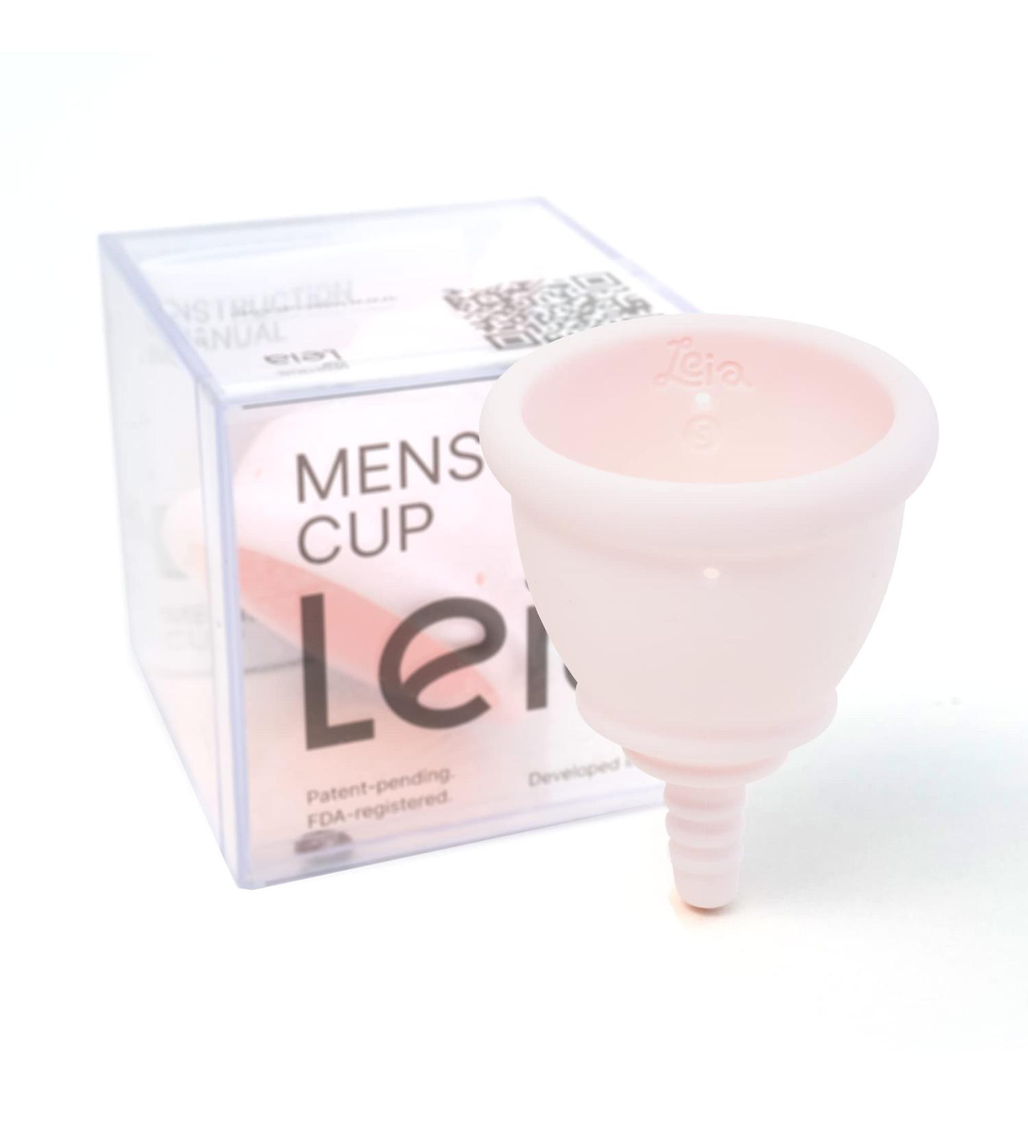 LEIA Menstrual Cup | Comfortable Low Cervix Solution | OBGYN Designed Leak-Proof Protection | Soft Touch for Small Pelvic Muscles - Buy Online on GoSupps.com