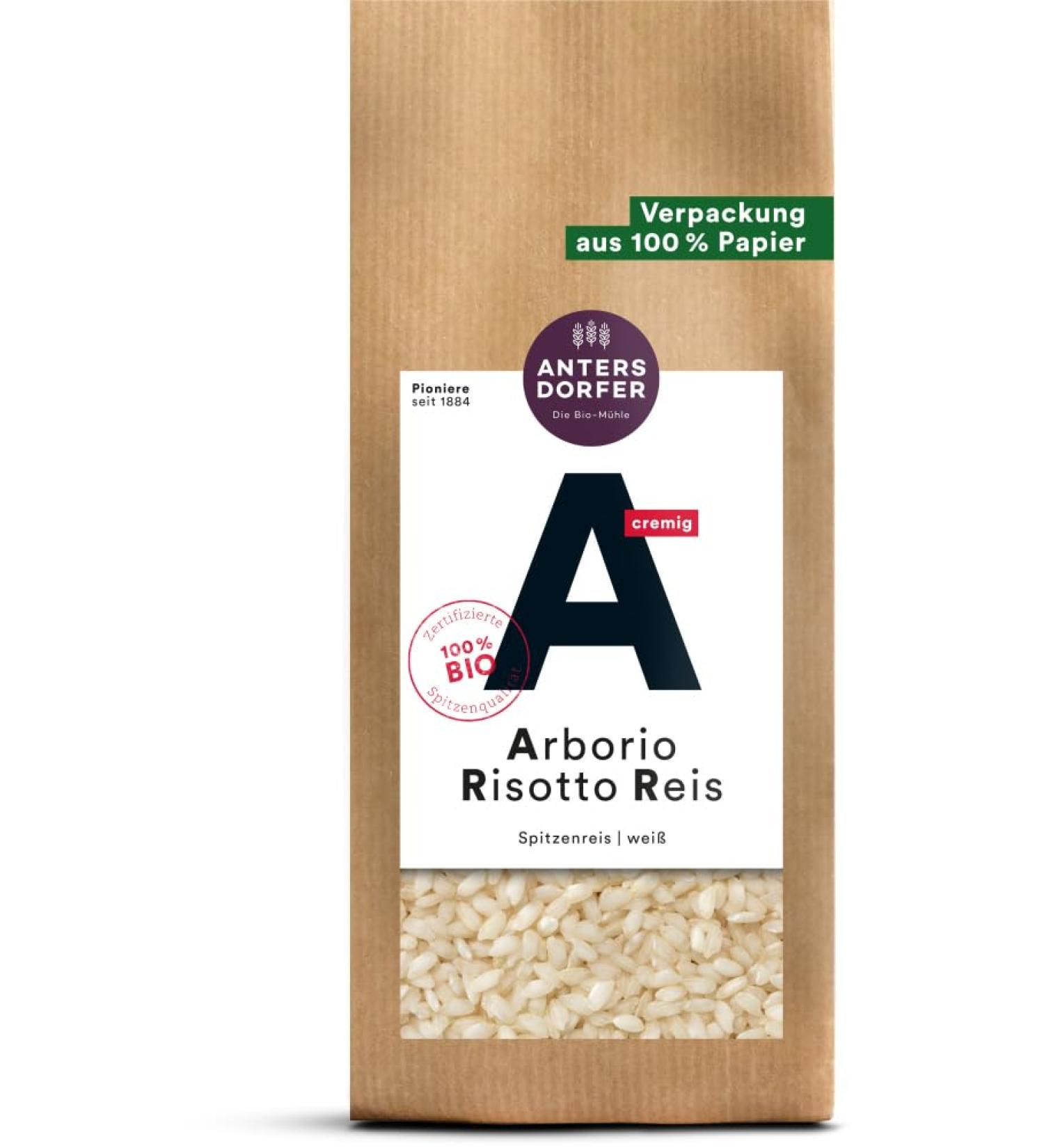 Antersdorfer - Die Bio-M h Antersdorfer - Die Bio-M h Organic Arborio Risotto Organic White Rice (2 x 500 g)