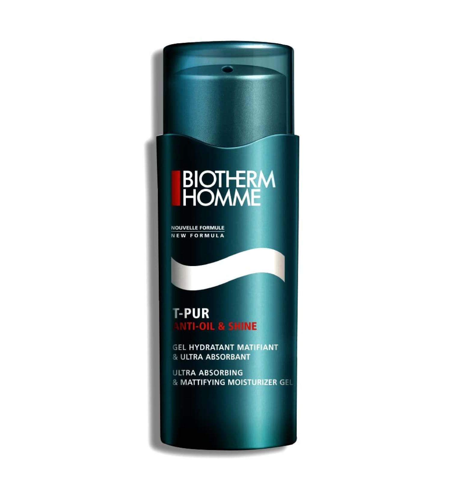 Biotherm Homme T-Pur Anti Oil & Shine Gel | Ultra Mattifying Moisturizer - 1.69 Oz | International Shipping Available - Buy Online on GoSupps.com