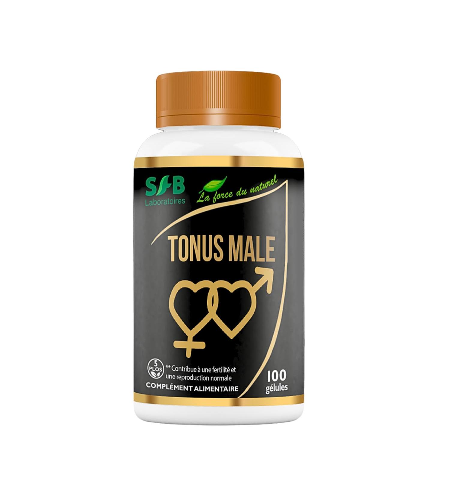 SFB Laboratoires - Tonus Male - Promotes Fertility - Maintains Testosterone Levels - 100 Vegetable Capsules - Buy Online on GoSupps.com
