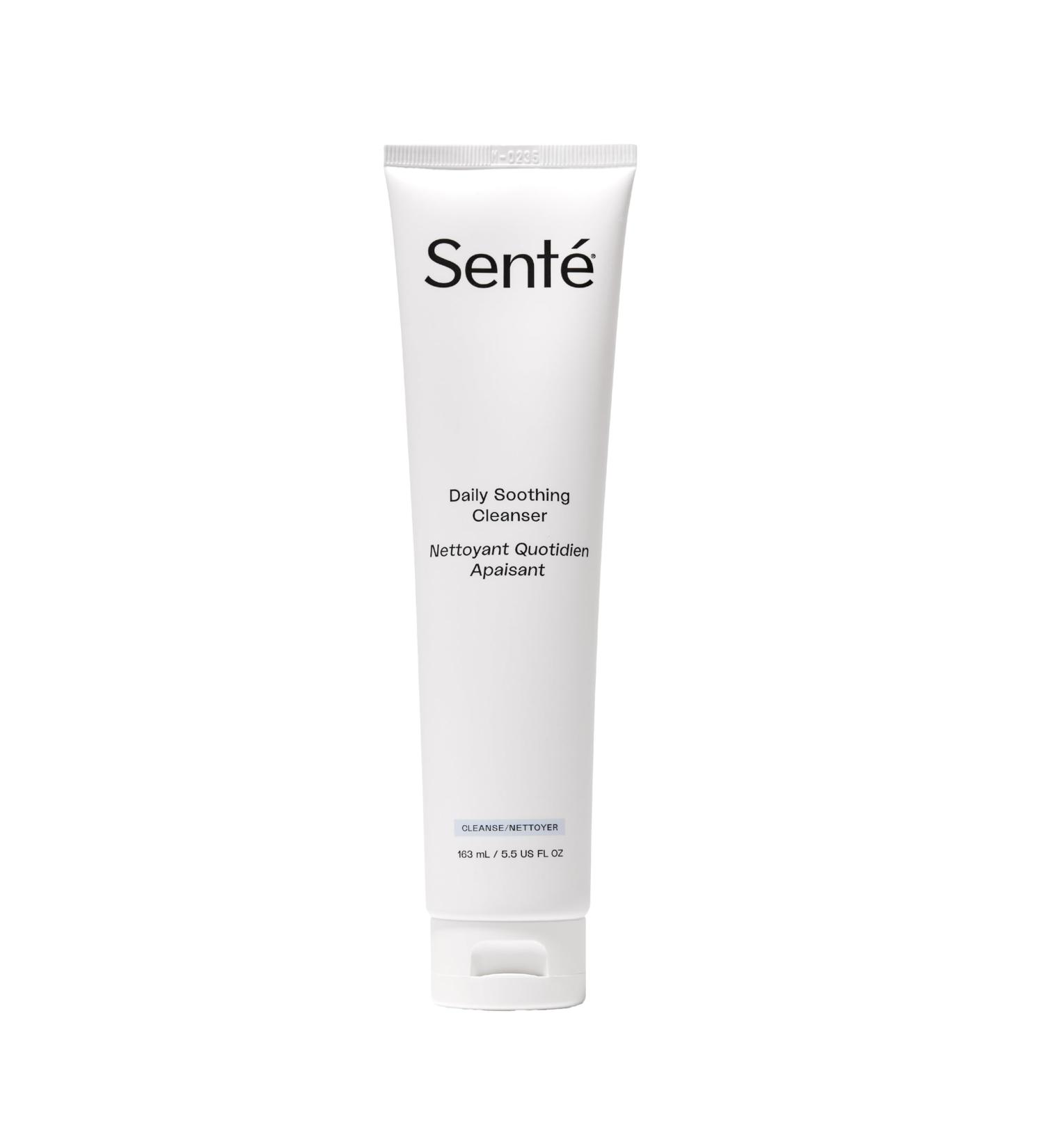 Sent Daily Soothing Facial Cleanser - Gentle for Dry & Sensitive Skin | Removes Makeup & Impurities - Enriched with Vitamin E - 5.5 Fl Oz - Buy Online on GoSupps.com