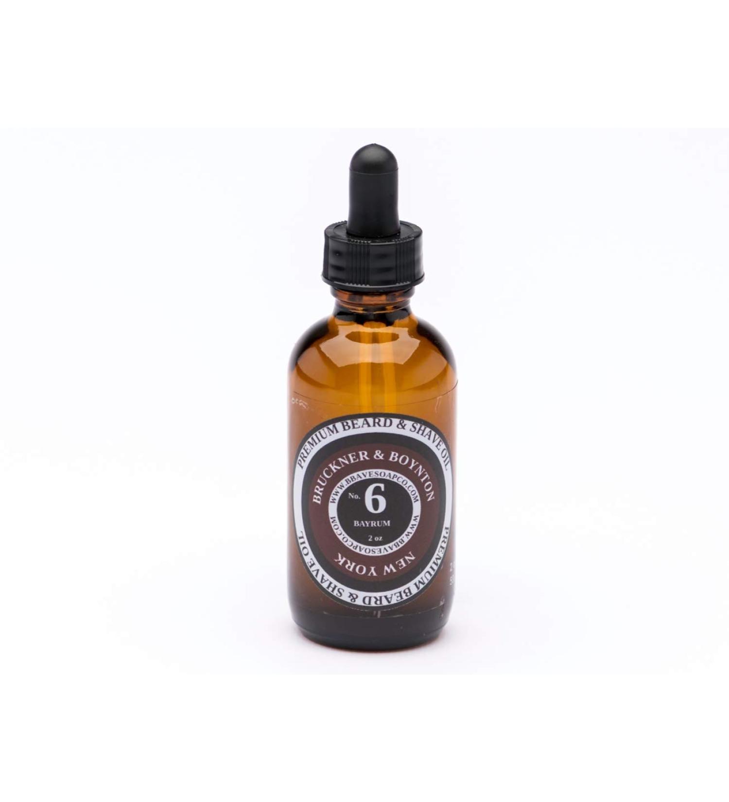 Buy No.6 Bay Rum Premium Beard & Aftershave Oil | Shine Without Grease | Made in USA with Natural Ingredients - Buy Online on GoSupps.com