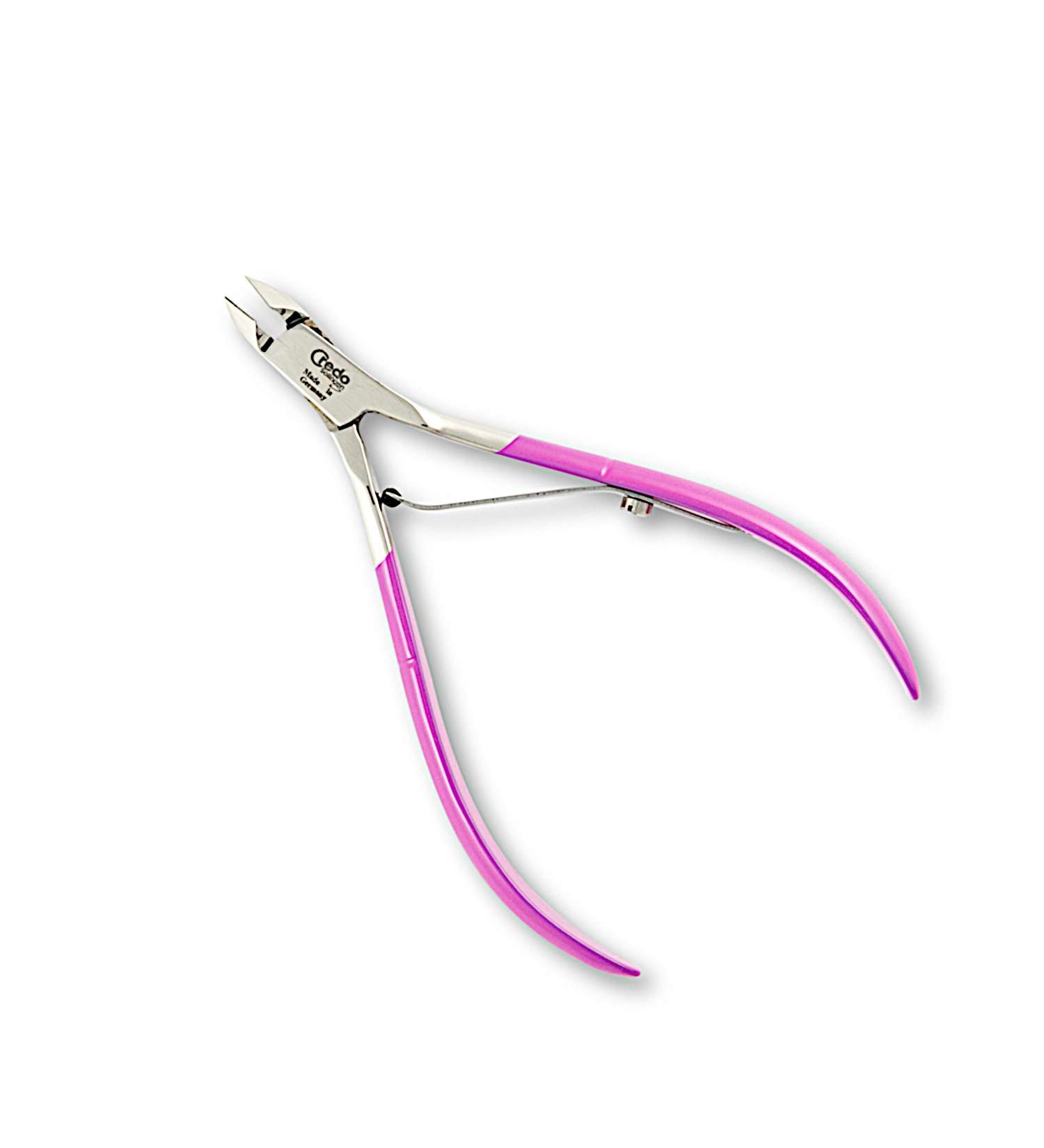 CREDO skin nippers 10 cm POP ART nickel-plated pink
