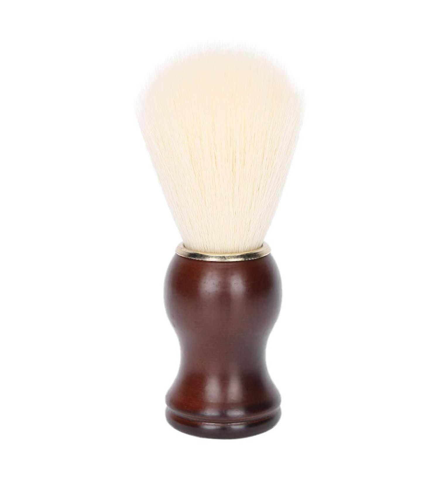 Ankroyu Professional Men's Beard & Shaving Brush - Handmade Wooden Face & Hair Cleaning Tool for Home Salon - Buy Online on GoSupps.com