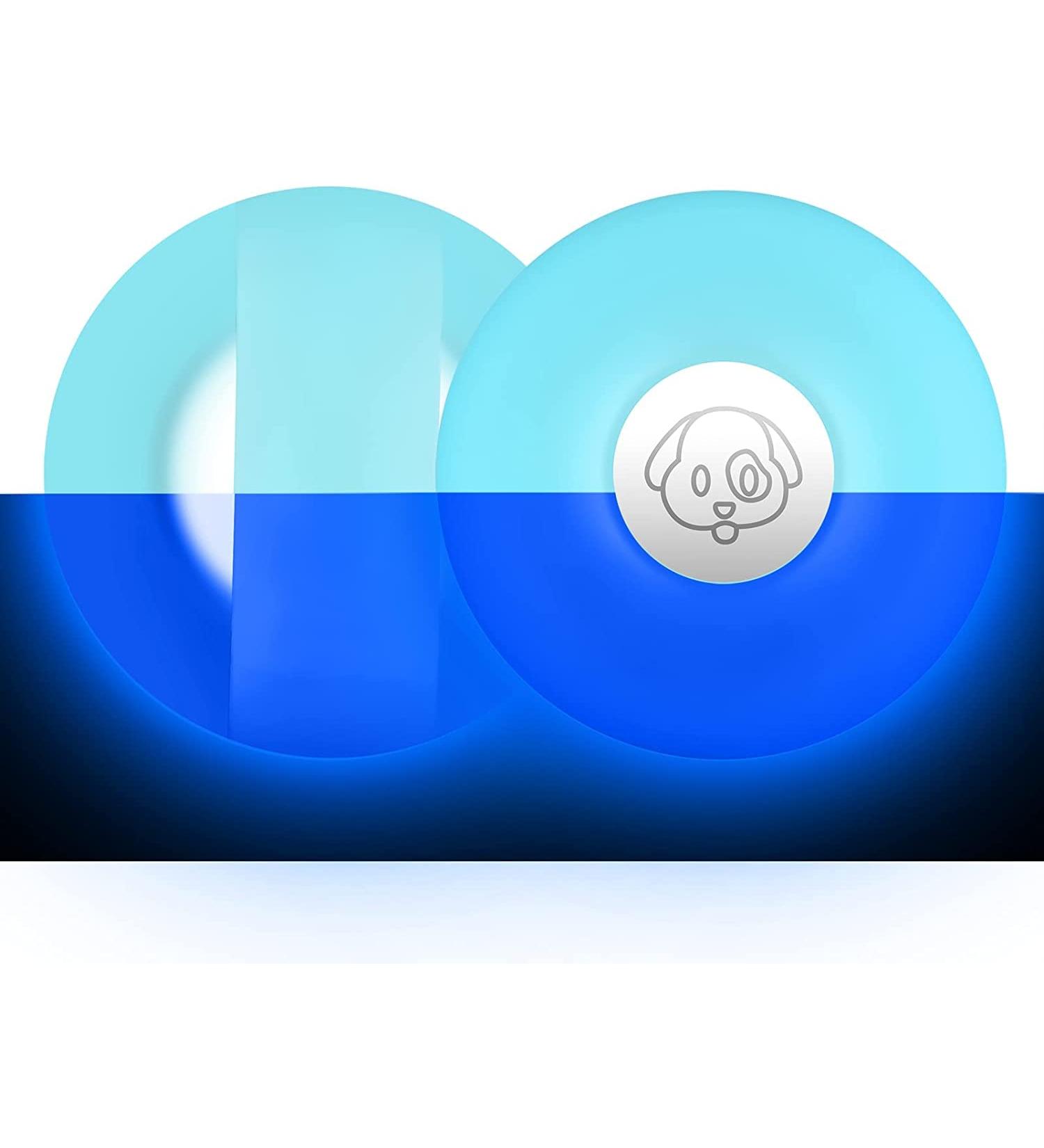 PKQtop Protective Cover for Apple Airtag - Silicone Case for Dog Collars & School Bags - Luminous Blue Anti-Lost Locator - Buy Online on GoSupps.com