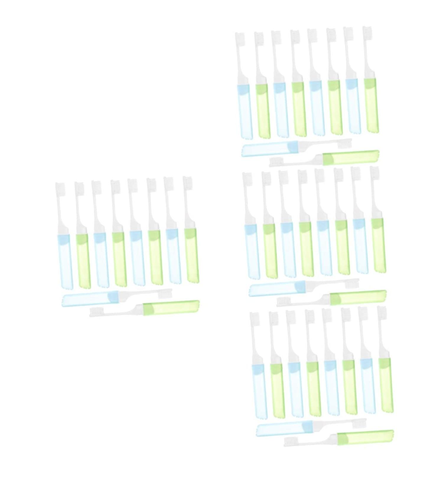Portable Toothbrush Cleaning Brush - 40 Pcs Mini Travel Size | Healeved International Shipping - Buy Online on GoSupps.com