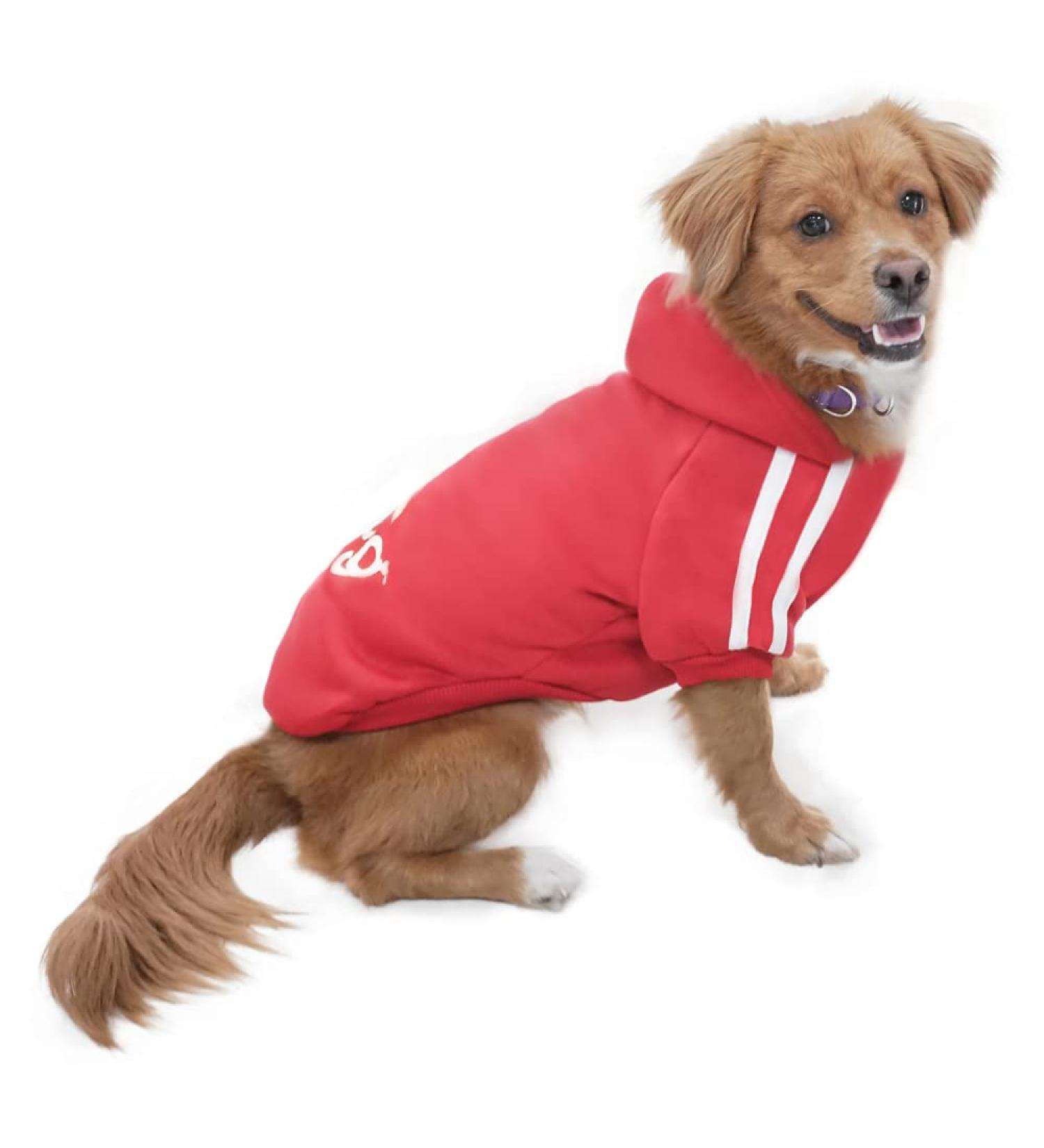 Eastlion Dog Sweater - Warm Red Pullover T-Shirt for XL Dogs | Cozy Pet Clothes & Apparel - Buy Online on GoSupps.com