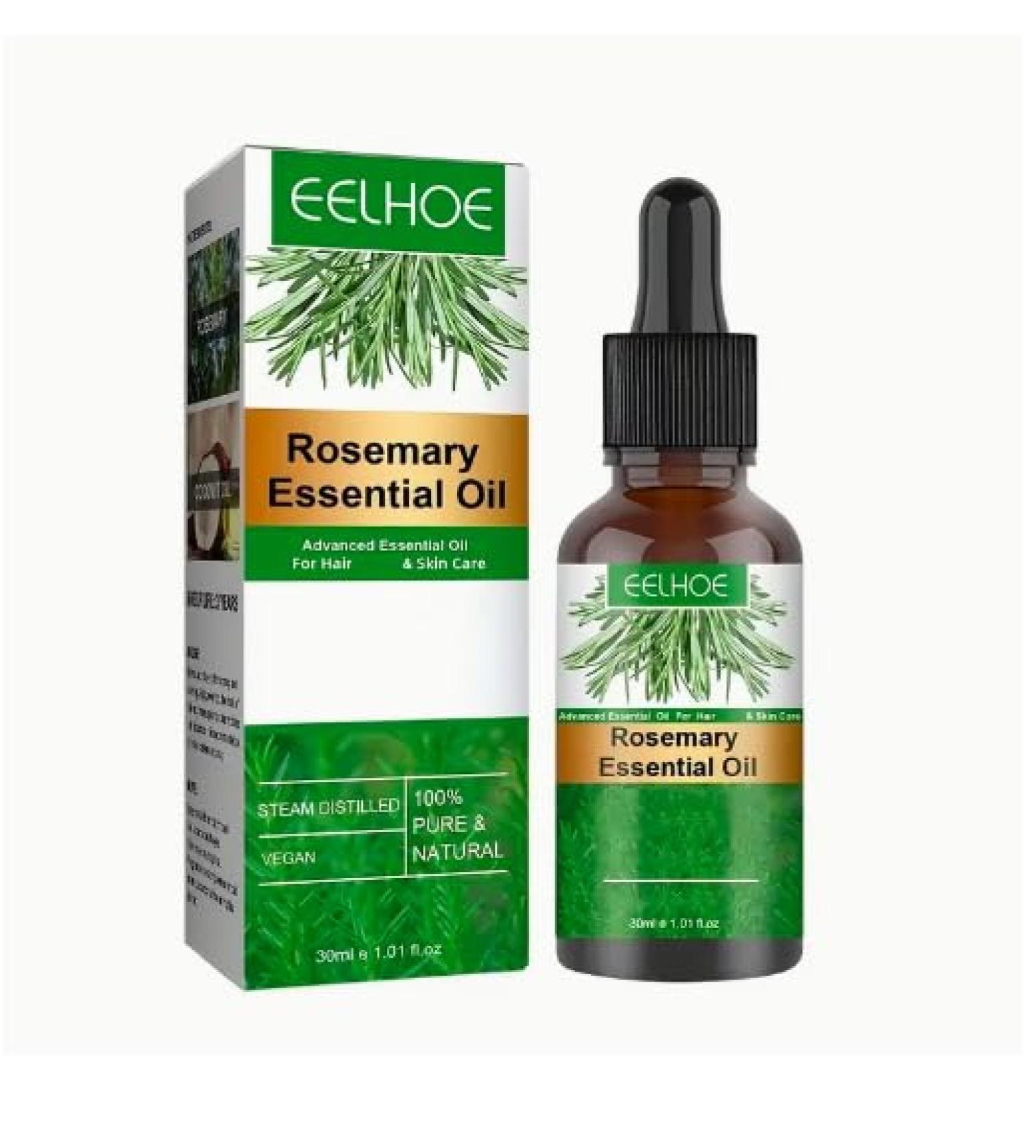 Rosemary Essential Oil For Hair Care - Natural Hair Growth And Shine Booster For Men And Women - Buy Online on GoSupps.com