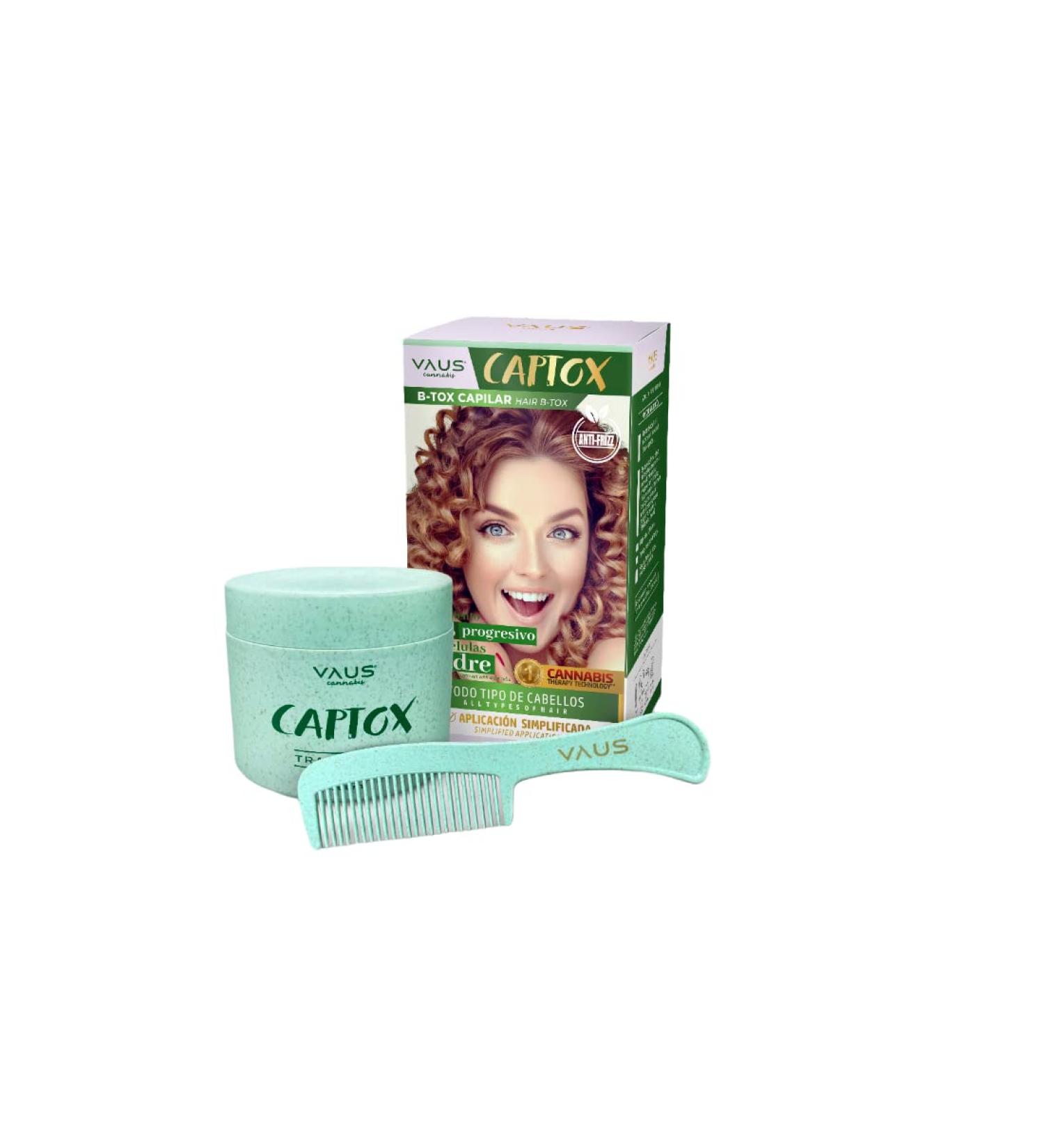 CAPTOX Botox Professional Hair Treatment - Stem Cell Therapy for Deep Moisture & Shine | Vegan Eco-Friendly All Hair Types - Buy Online on GoSupps.com