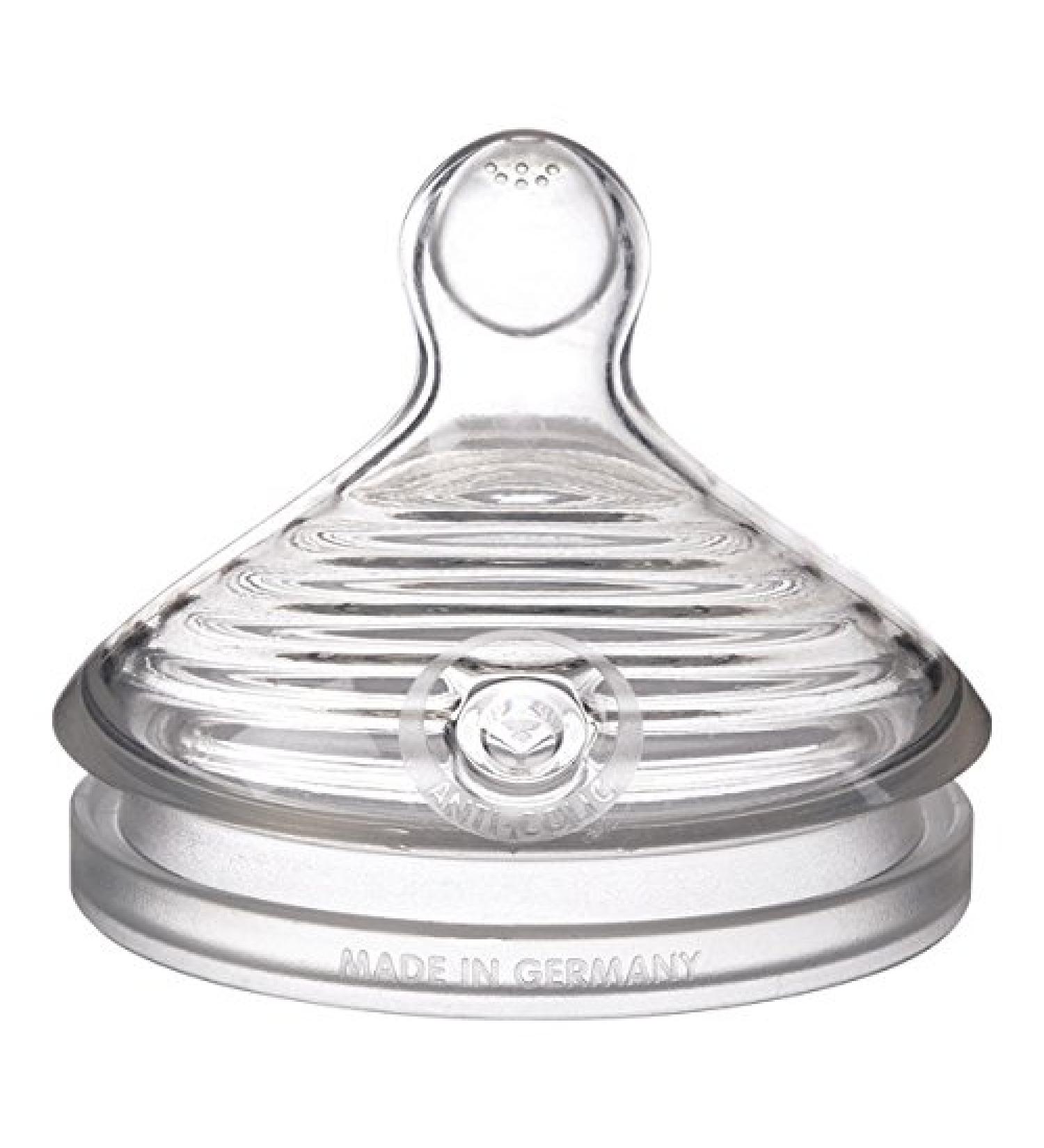 NUK Simply Natural Medium Flow Replacement Nipples - 2pk - Buy Online on GoSupps.com