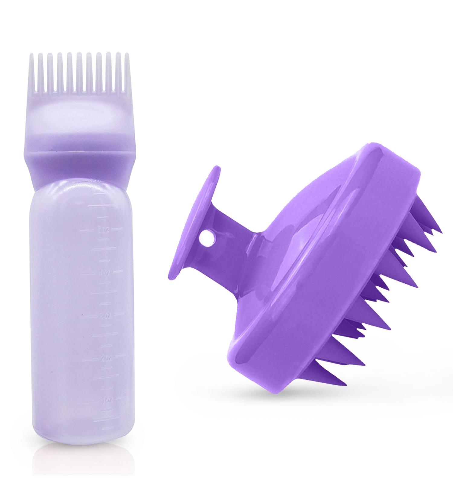 Lonimia Hair Color Shampoo Bottle & Root Comb - Hair Dye Applicator Kit with Brushes | Perfect for Salon & At-Home Styling - Buy Online on GoSupps.com