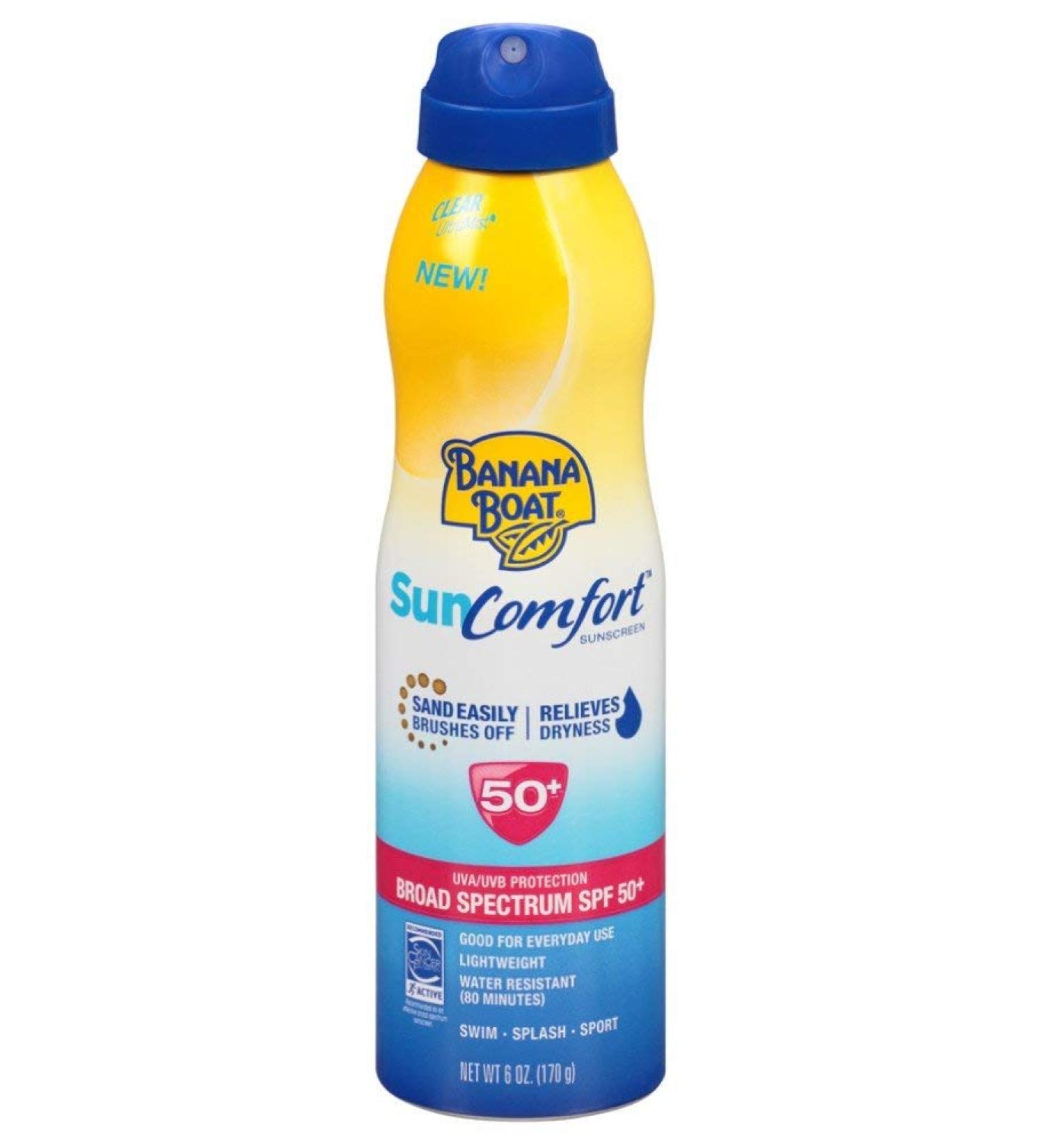 Banana Boat Suncomfort Spray Spf50 6oz